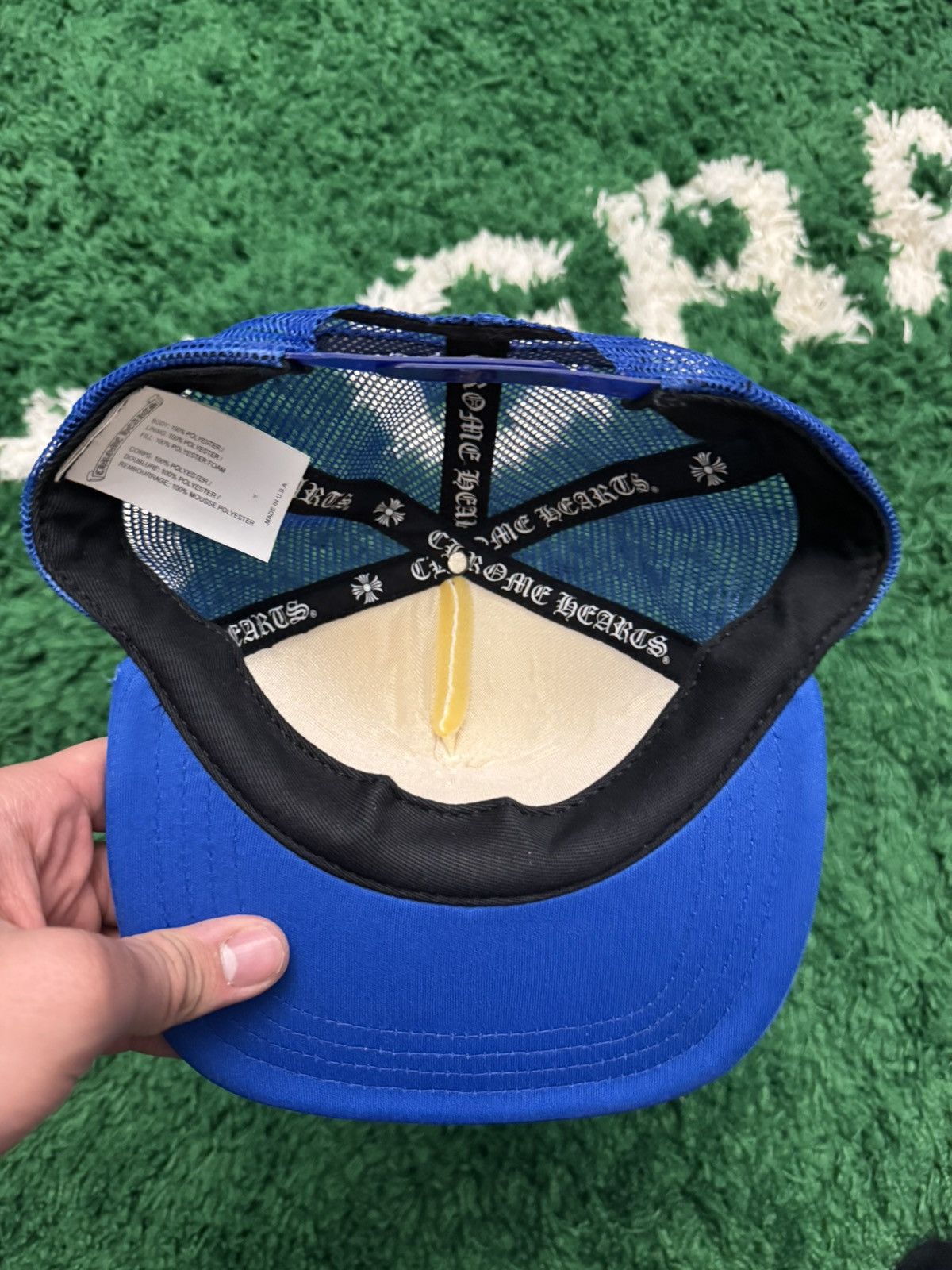 Chrome Hearts Chrome Hearts Blue Eye chart Trucker Hat🧢 Size ONE SIZE - 6 Thumbnail
