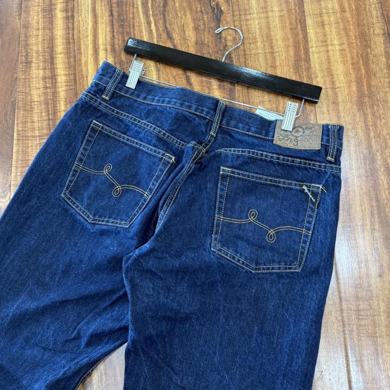 LRG × Vintage Vintage Y2K Baggy Dark Wash LRG Skater Style Jeans Size US 36 / EU 52 - 3 Thumbnail
