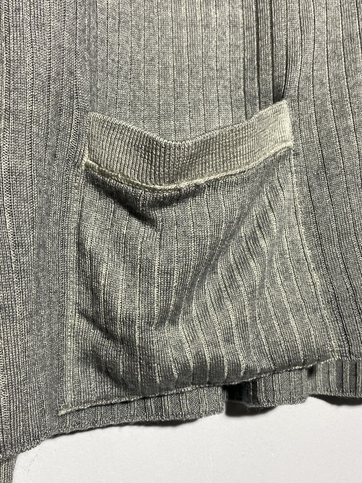 Prada Prada wool silk grey v-neck cardigan sweater Size US XL / EU 56 / 4 - 7 Thumbnail