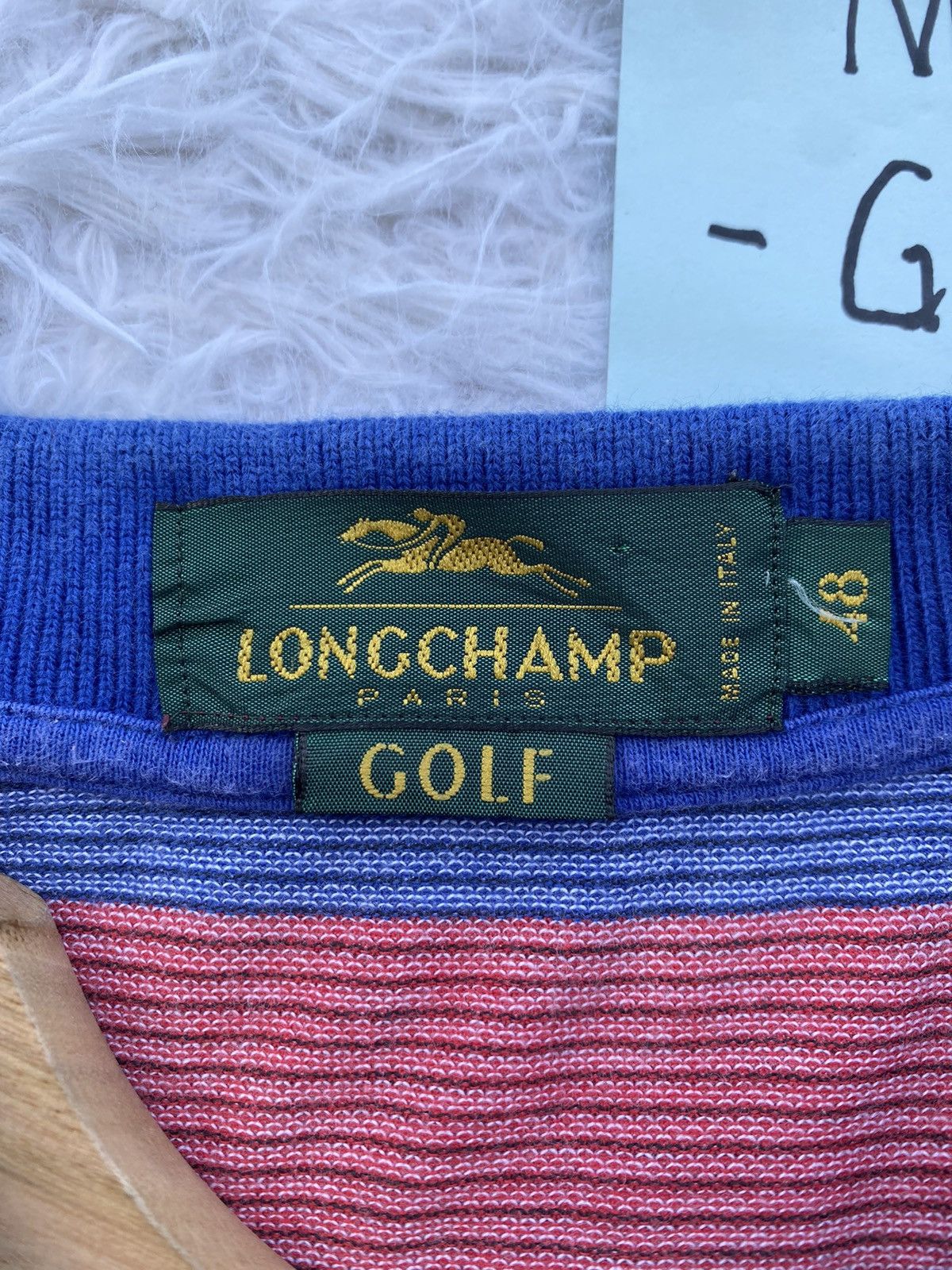Longchamp Rare Vintage 90s Longchamp Polo Shirt Size US M / EU 48-50 / 2 - 7 Thumbnail