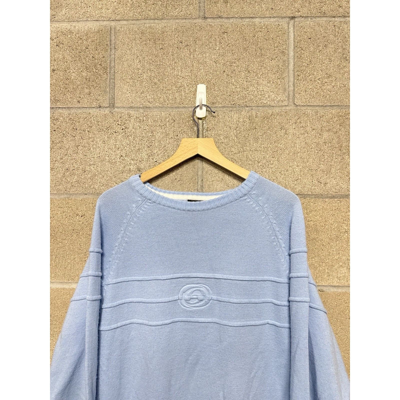 Anchor Blue Vintage Anchor Blue Puff Print Logo Sweater Blue Men Xl Size US XL / EU 56 / 4 - 3 Thumbnail