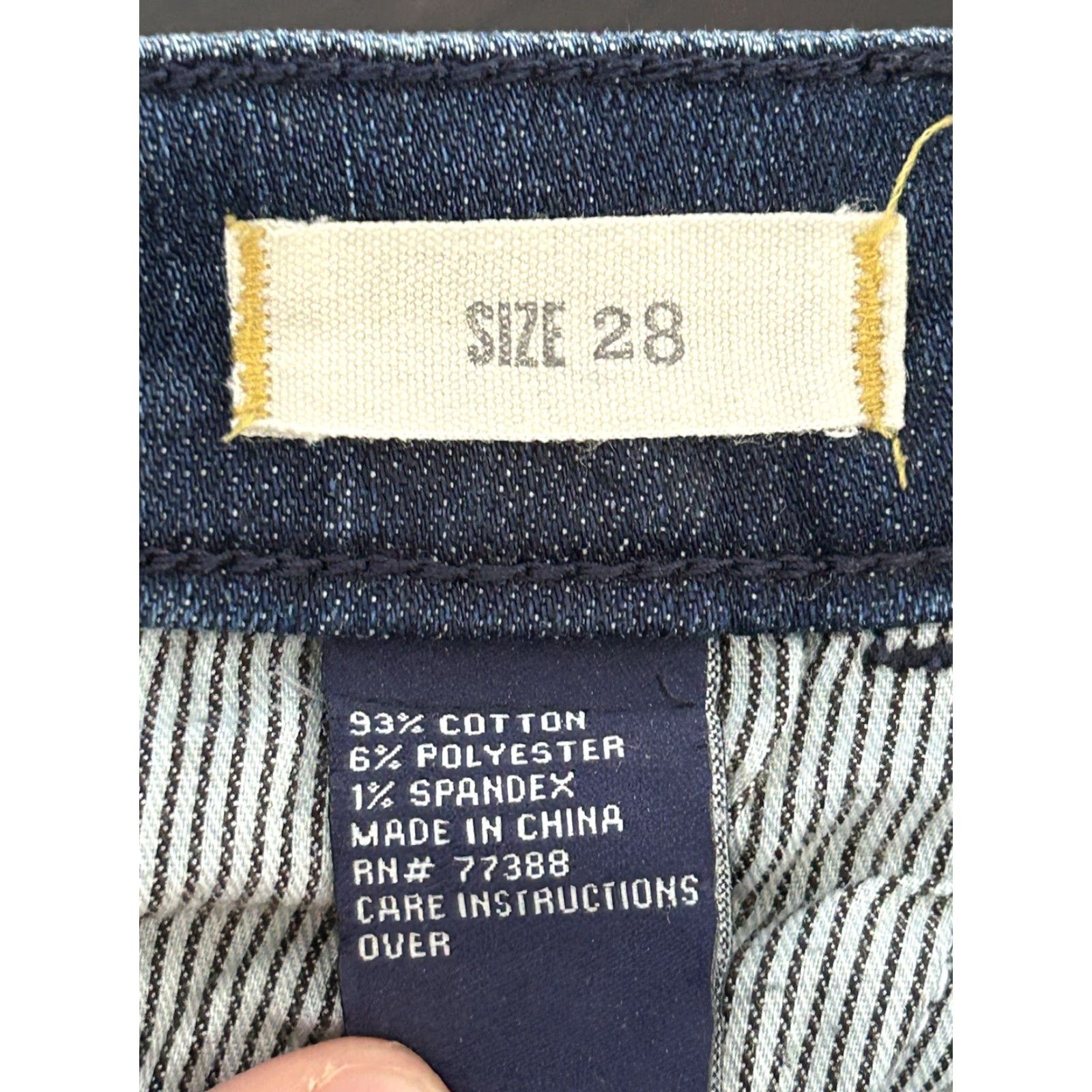 Madewell Madewell Skinny Skinny Ankle Jeans Denim Zippers Stretch Mid Rise sz 28 Size 28" / US 6 / IT 42 - 7 Thumbnail