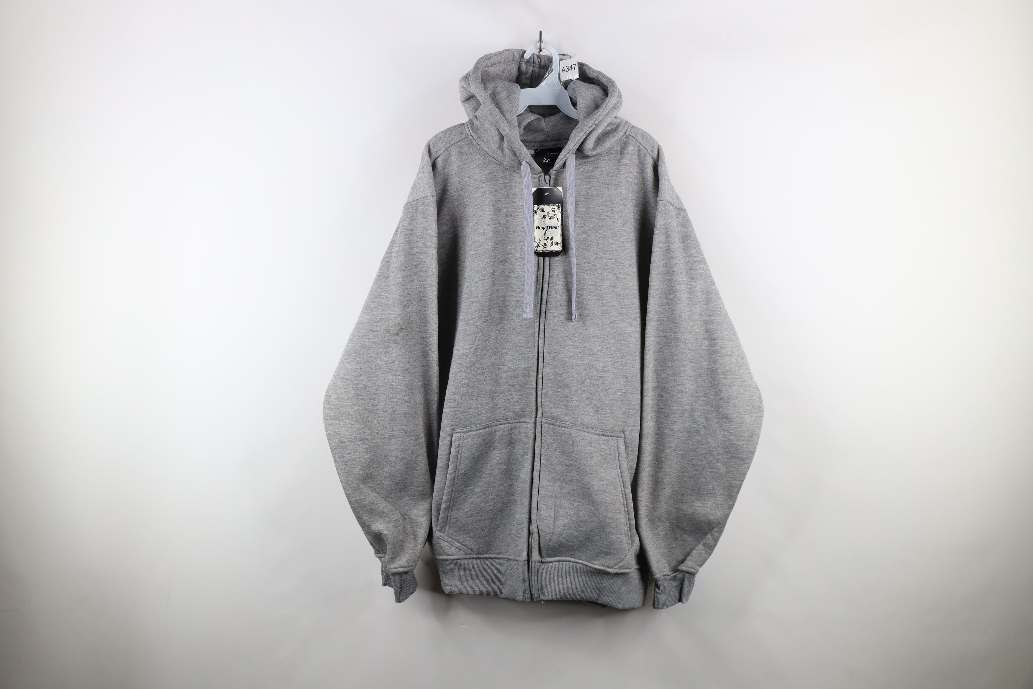 Vintage Deadstock Vintage Y2K Streetwear Full Zip Hoodie Sweatshirt Size US XXL / EU 58 / 5 - 1 Thumbnail