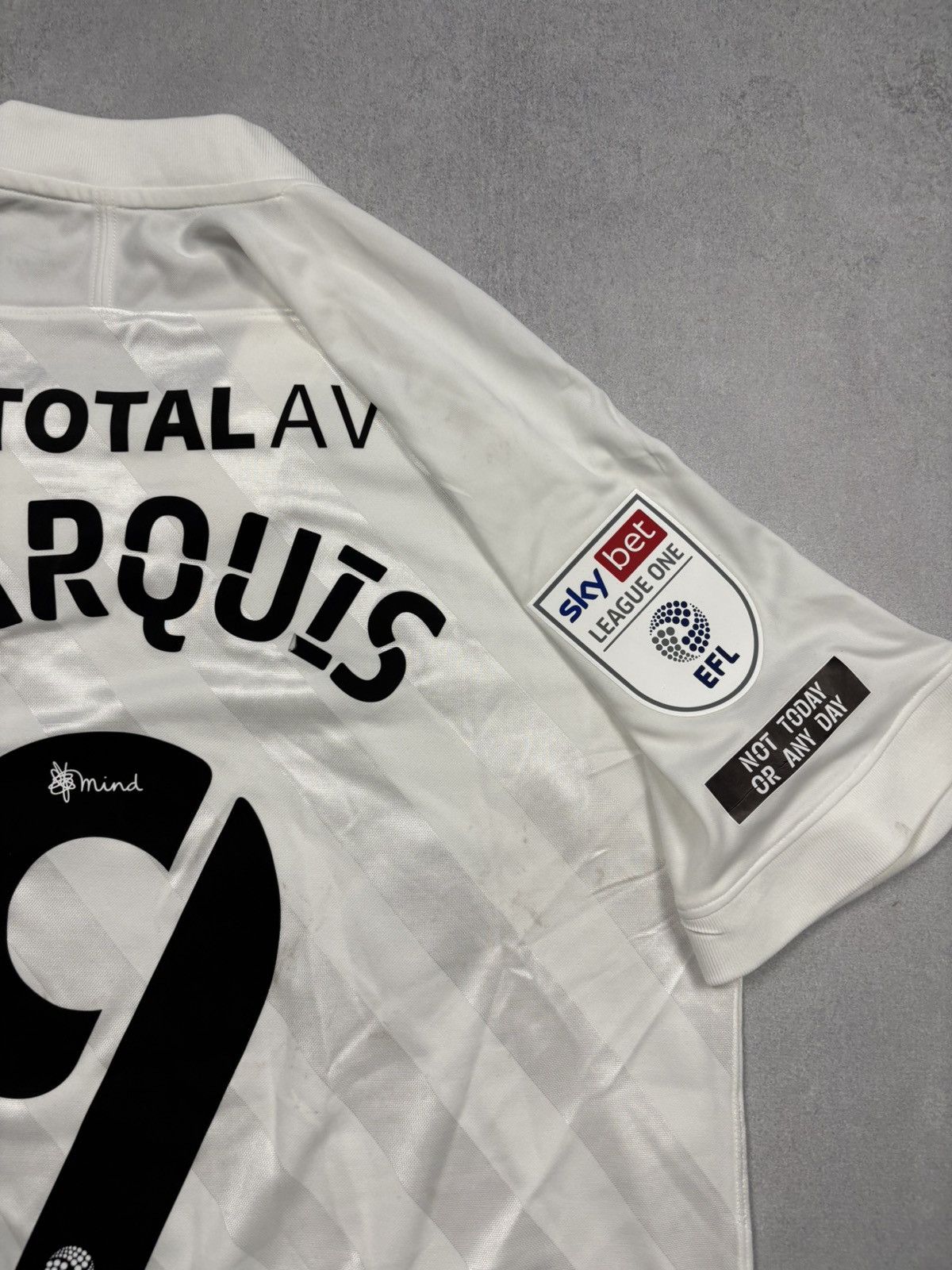 Nike Nike Portsmouth FC 2020/21 Away Shirt Marquis 9 EFL Sky Bet Size US L / EU 52-54 / 3 - 19 Thumbnail