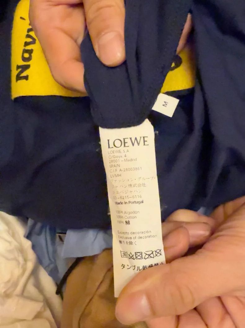 Loewe LOEWE Dark blue short sleeves Size US M / EU 48-50 / 2 - 4 Thumbnail