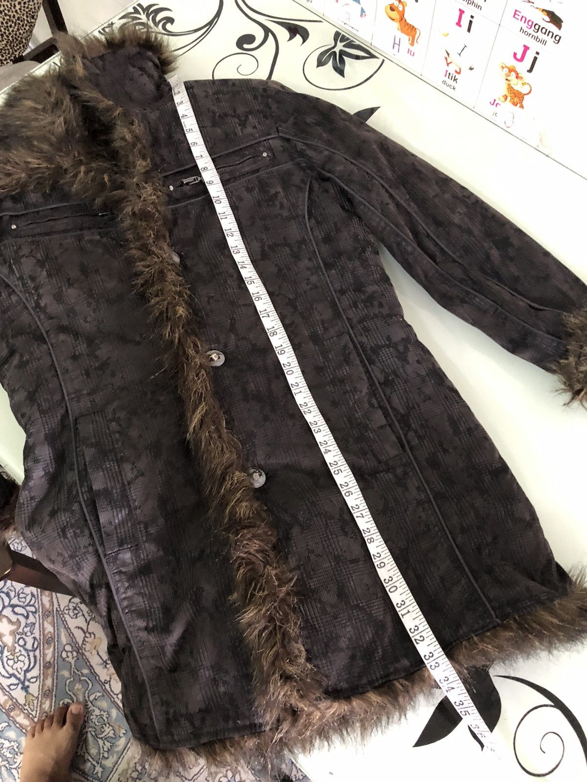 If Six Was Nine Rare❗️In The Attic Bondage Fur Punk Jacket Size US L / EU 52-54 / 3 - 25 Thumbnail