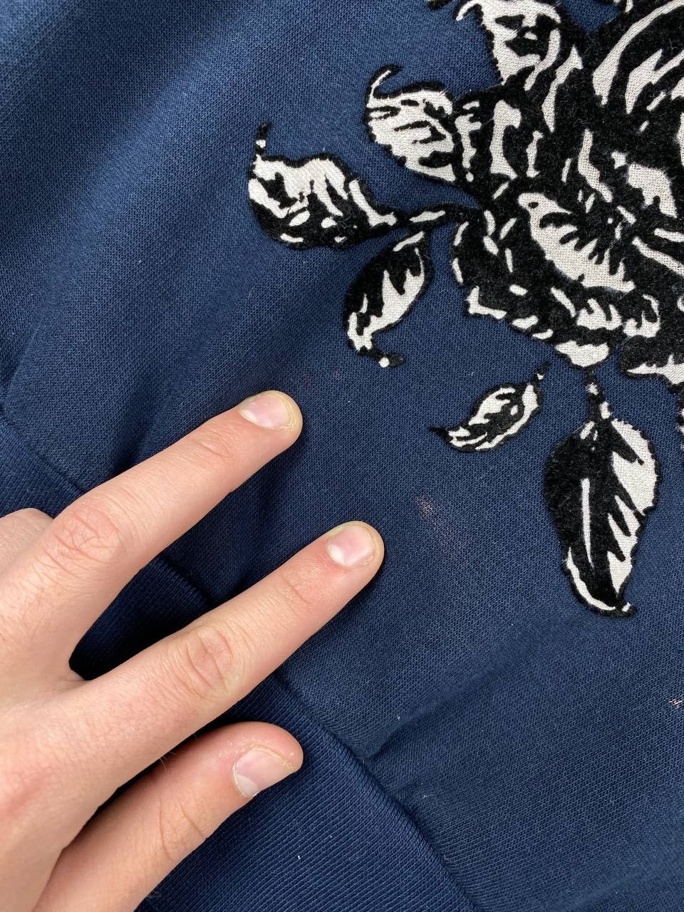 Dolce & Gabbana Vintage Dolce Gabbana Big Angel Logo Hoodie Men Size 50 Blue Size US M / EU 48-50 / 2 - 9 Thumbnail