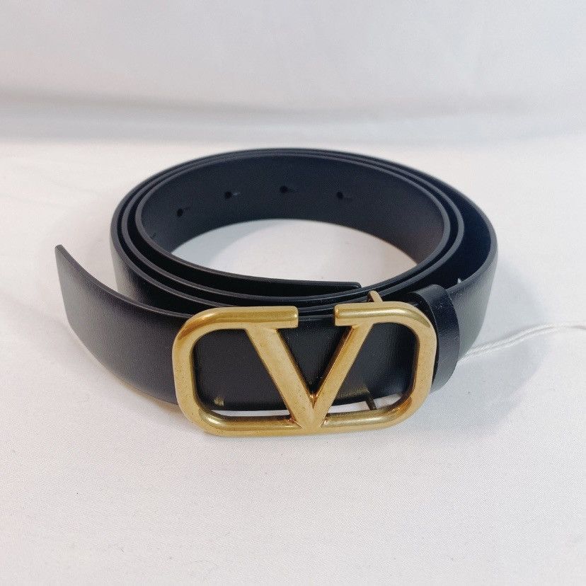 Valentino VLOGO leather belt size 95 Size ONE SIZE - 3 Thumbnail