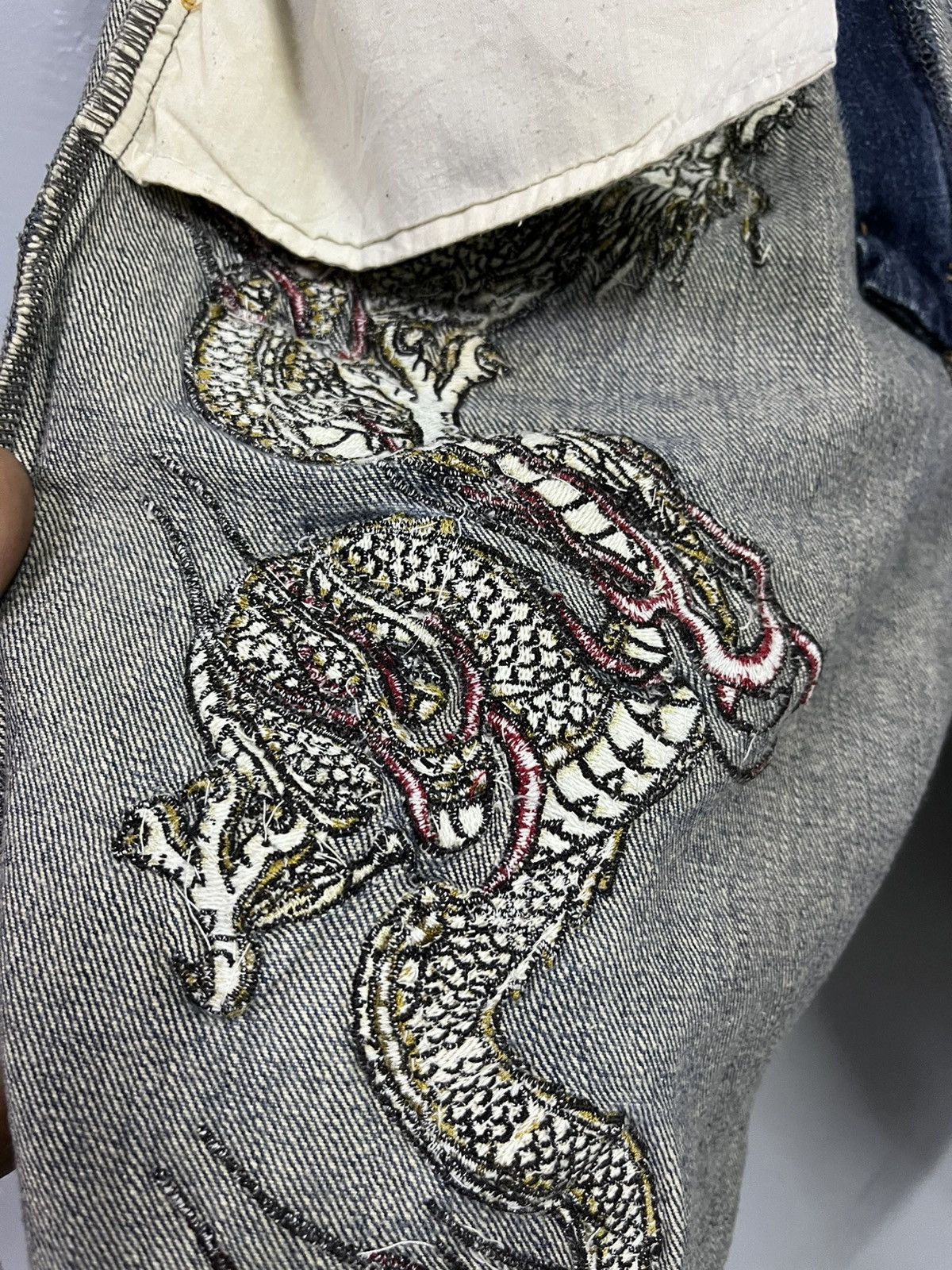 Japanese Brand SHORT PANTS SUKAJAN DRAGON Size US 36 / EU 52 - 8 Thumbnail