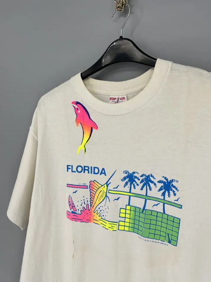 Vintage 90s Florida All Over Print Shirt Y2K Size US XL / EU 56 / 4 - 7 Thumbnail