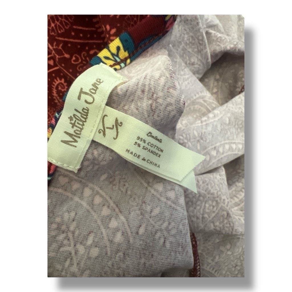 Other Matilda Jane Arianna Paisley Tie Waist Midi Dress Size Large Size US L / EU 52-54 / 3 - 8 Thumbnail
