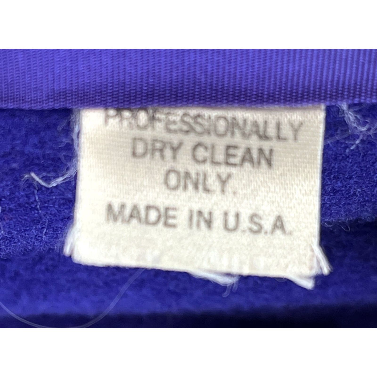 Vintage VINTAGE Unbranded Wool Jacket Sz Medium Womens Open Front Lined Purple 80s Classic Size M / US 6-8 / IT 42-44 - 7 Thumbnail