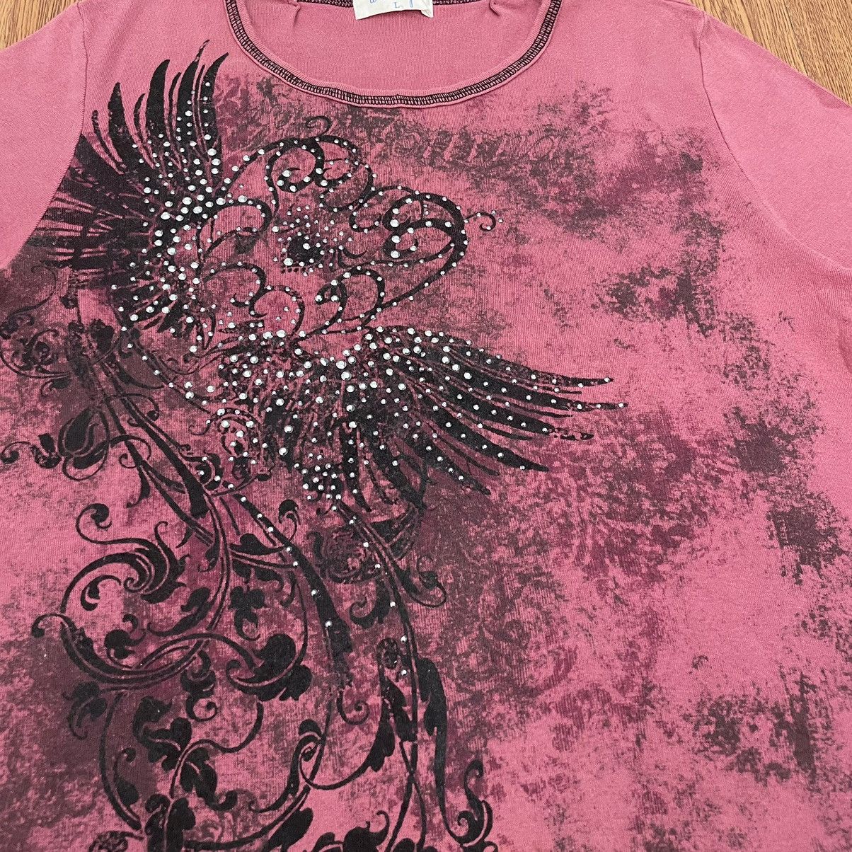 If Six Was Nine × Japanese Brand × Le Grande Bleu (L.G.B.) To the angel tattoo tee ifsixwasnine styled Size L / US 10 / IT 46 - 3 Thumbnail