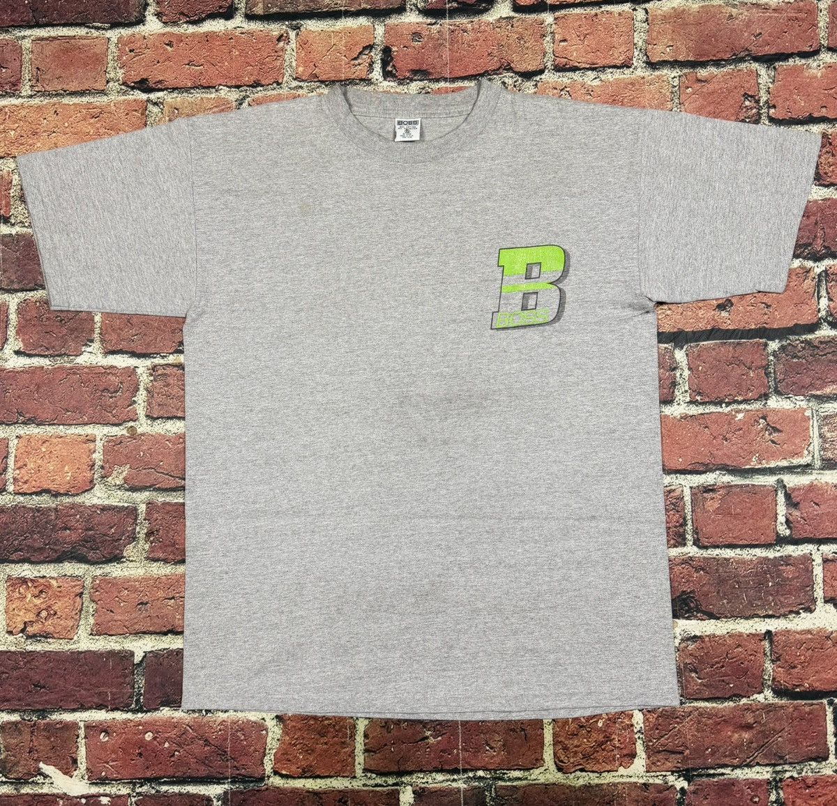 Hugo Boss Vintage 90s Boss Single Stitched Double Sided T Shirt Size US XL / EU 56 / 4 - 2 Thumbnail