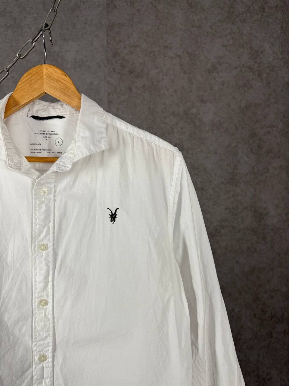Allsaints Allsaints vintage designer logo shirt Size US L / EU 52-54 / 3 - 2 Thumbnail