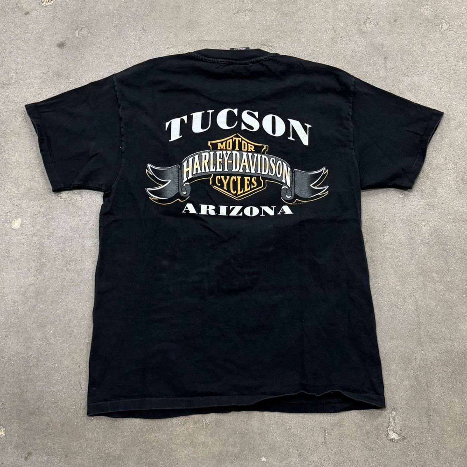 Harley Davidson Vintage 1995 Harley Davidson Eagle Tee Size US L / EU 52-54 / 3 - 2 Thumbnail