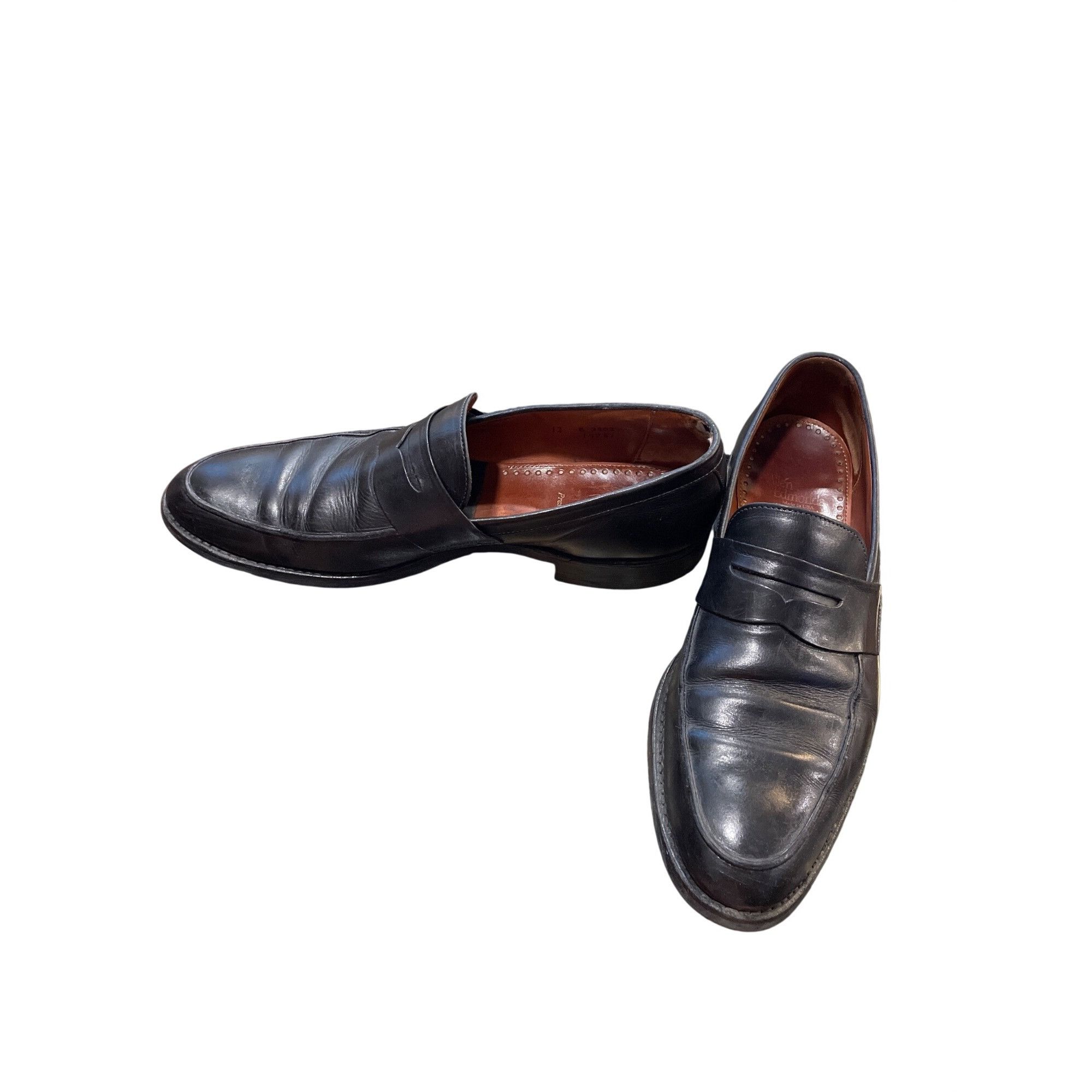 Allen Edmonds Allen Edmonds Presidio mens black leather slip loafers sz 12 Size US 12 / EU 45 - 2 Thumbnail