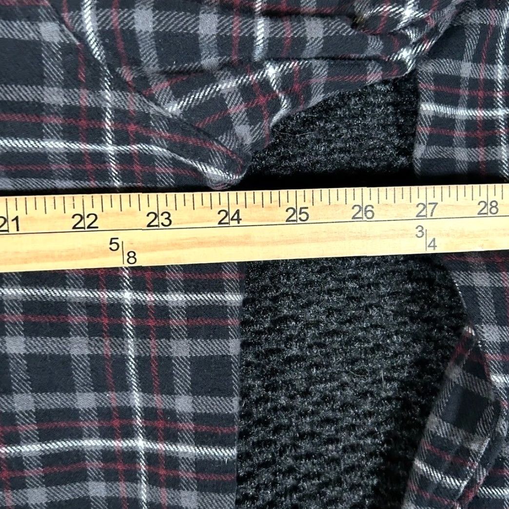 Wrangler VINTAGE Wrangler Mens Flannel Shirt Plaid Button Down Long Sleeve Black Red XL Size US XL / EU 56 / 4 - 4 Thumbnail