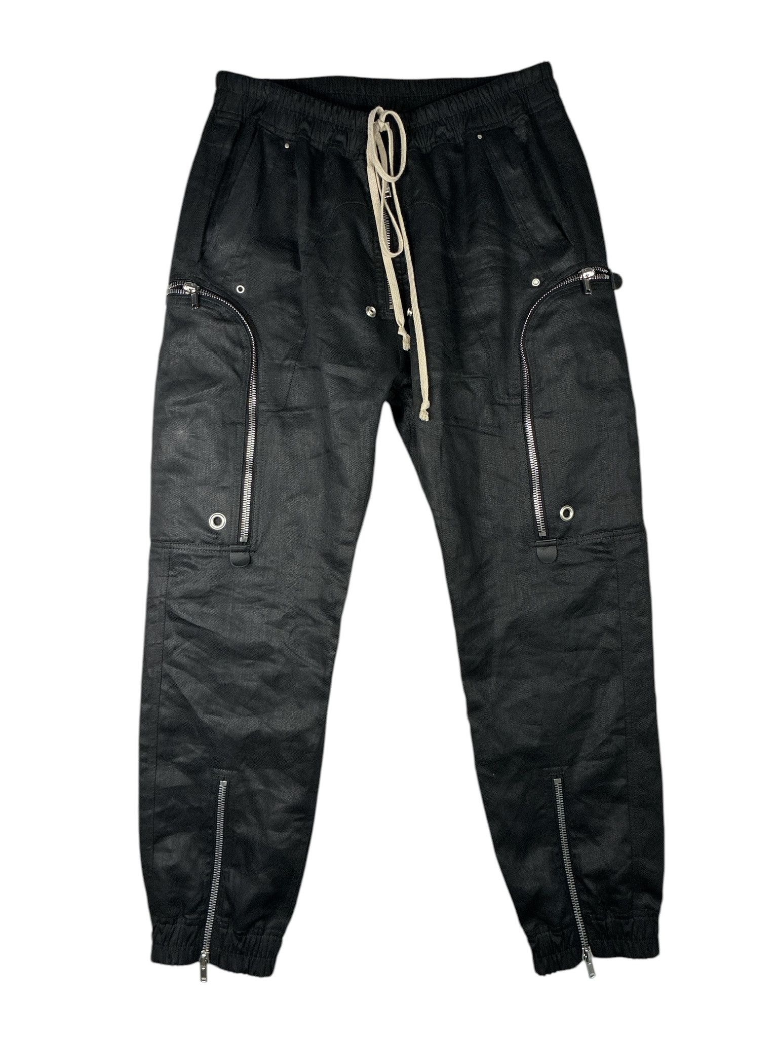 Rick Owens Rick Owens Bauhaus Black Cargo Pants Size US 38 / EU 54 - 1 Thumbnail