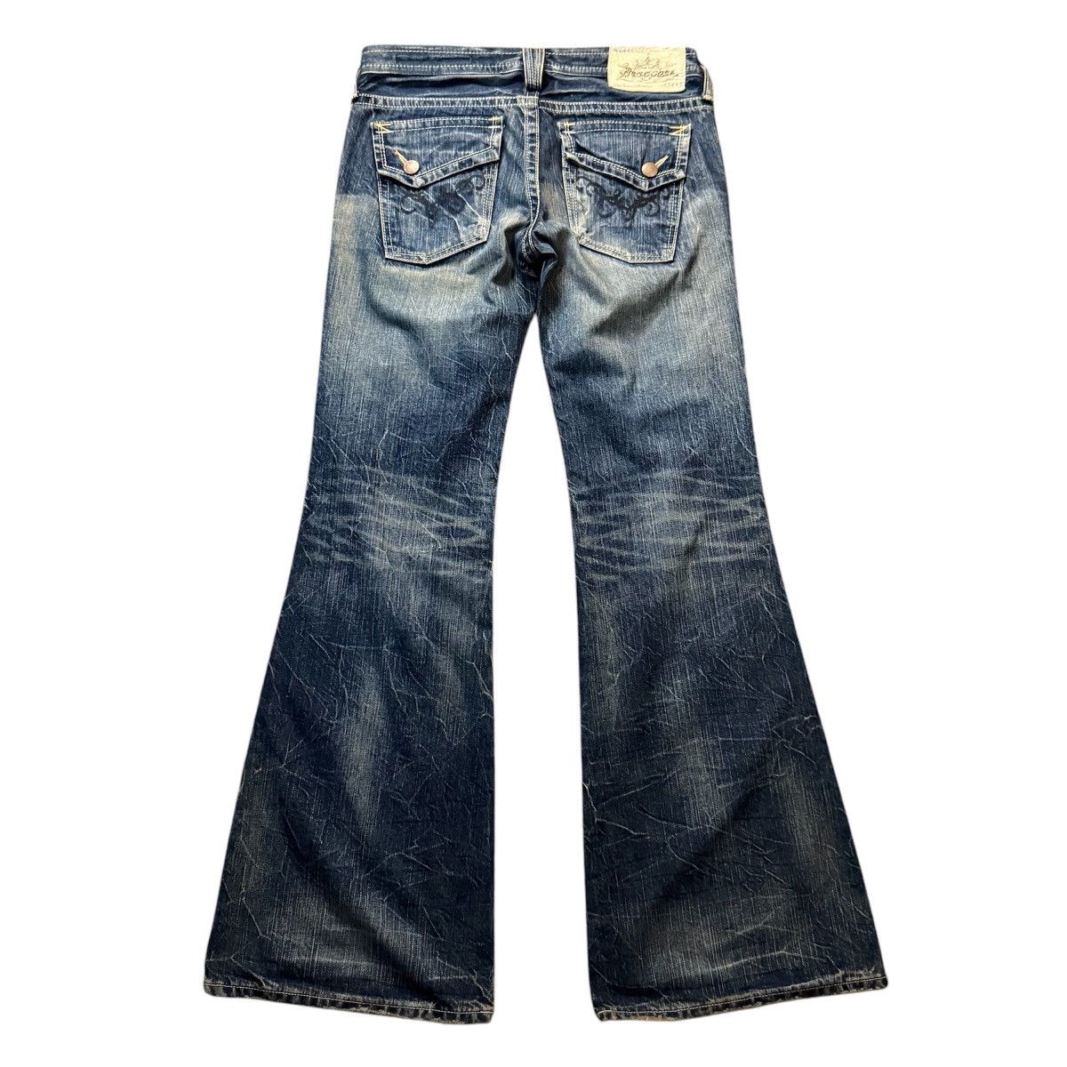 Tornado Mart 🔥🇯🇵 Vintage Flared Sick Japanese Brappers Jeans Size US 30 / EU 46 - 2 Thumbnail