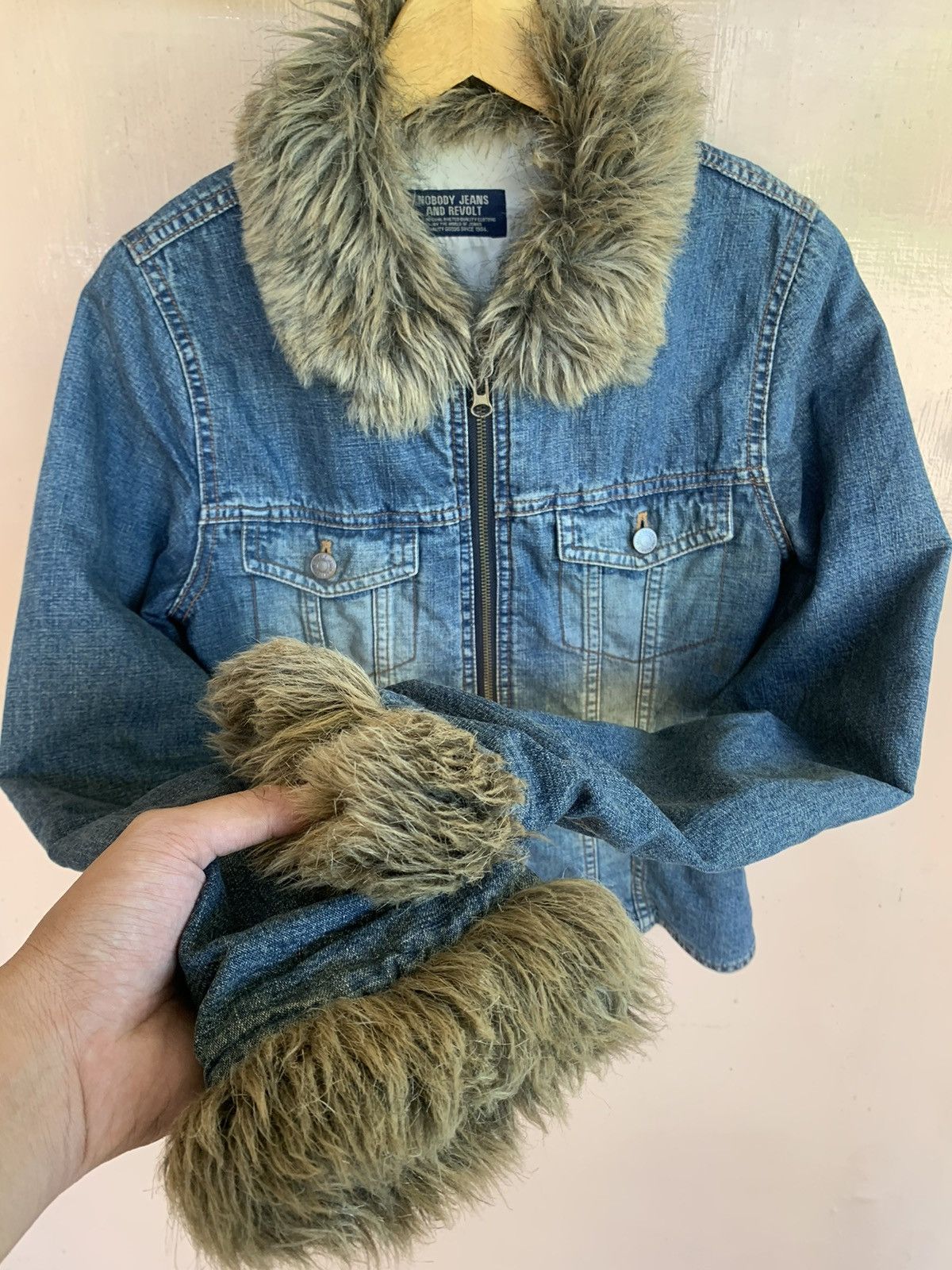 If Six Was Nine × Japanese Brand × Le Grande Bleu (L.G.B.) 💸BINDINGOFFER💸Faux fur raccon denim style Ifsixwasnine lgb Size US M / EU 48-50 / 2 - 2 Thumbnail