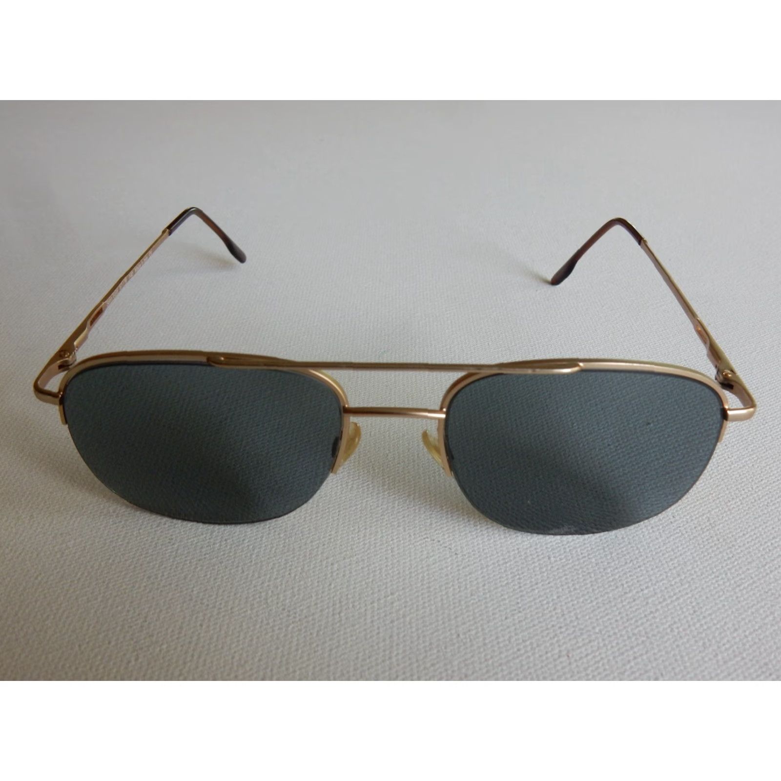 Vintage VINTAGE Kirkland Signature Sunglasses Frames Men Adult Gold 57x16 140 Chase Satin Size ONE SIZE - 2 Thumbnail