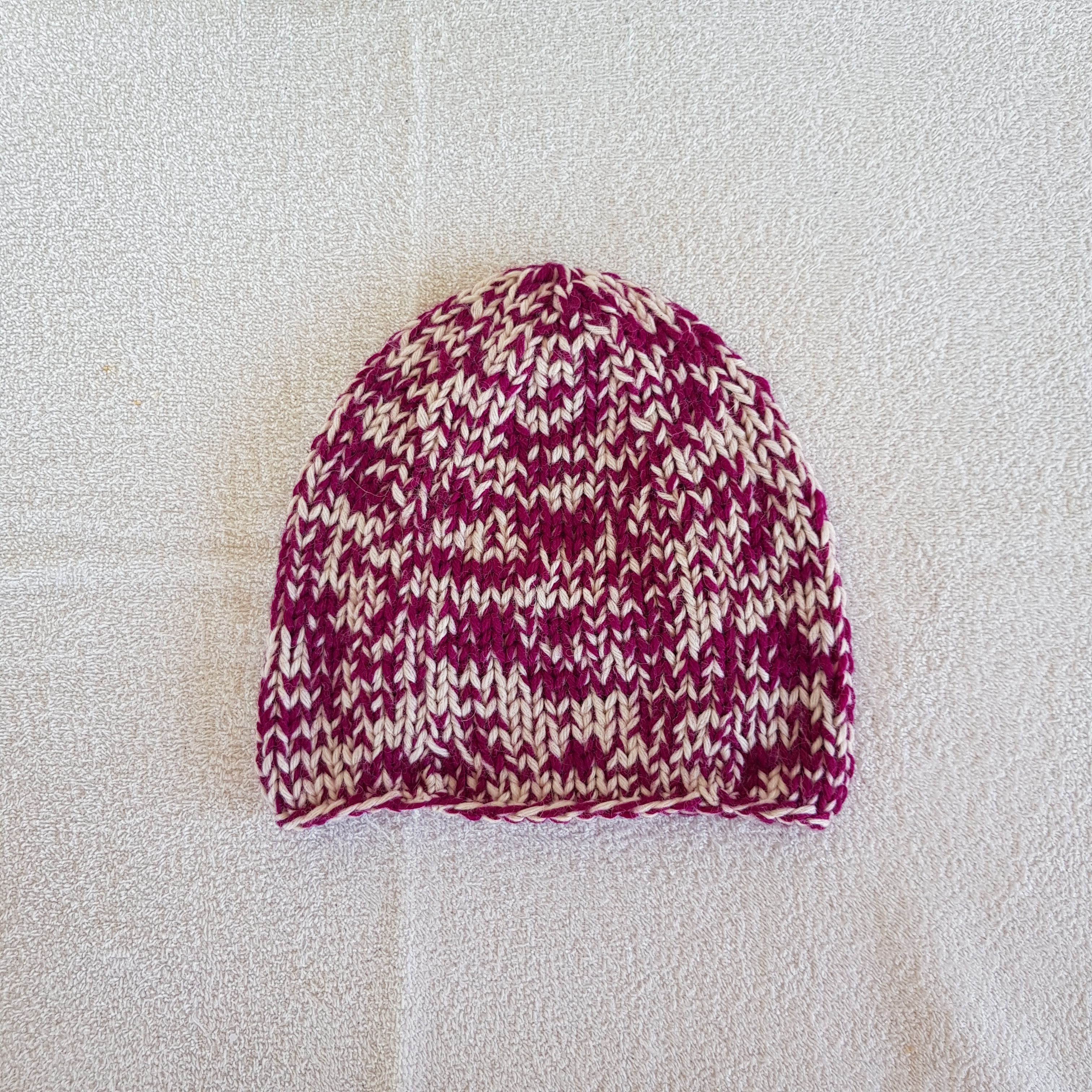 Aran Isles Knitwear × National Standard Vintage Crochet Beanie Y2K Japan Heany Knit Snow Caps Hats Size ONE SIZE - 5 Thumbnail