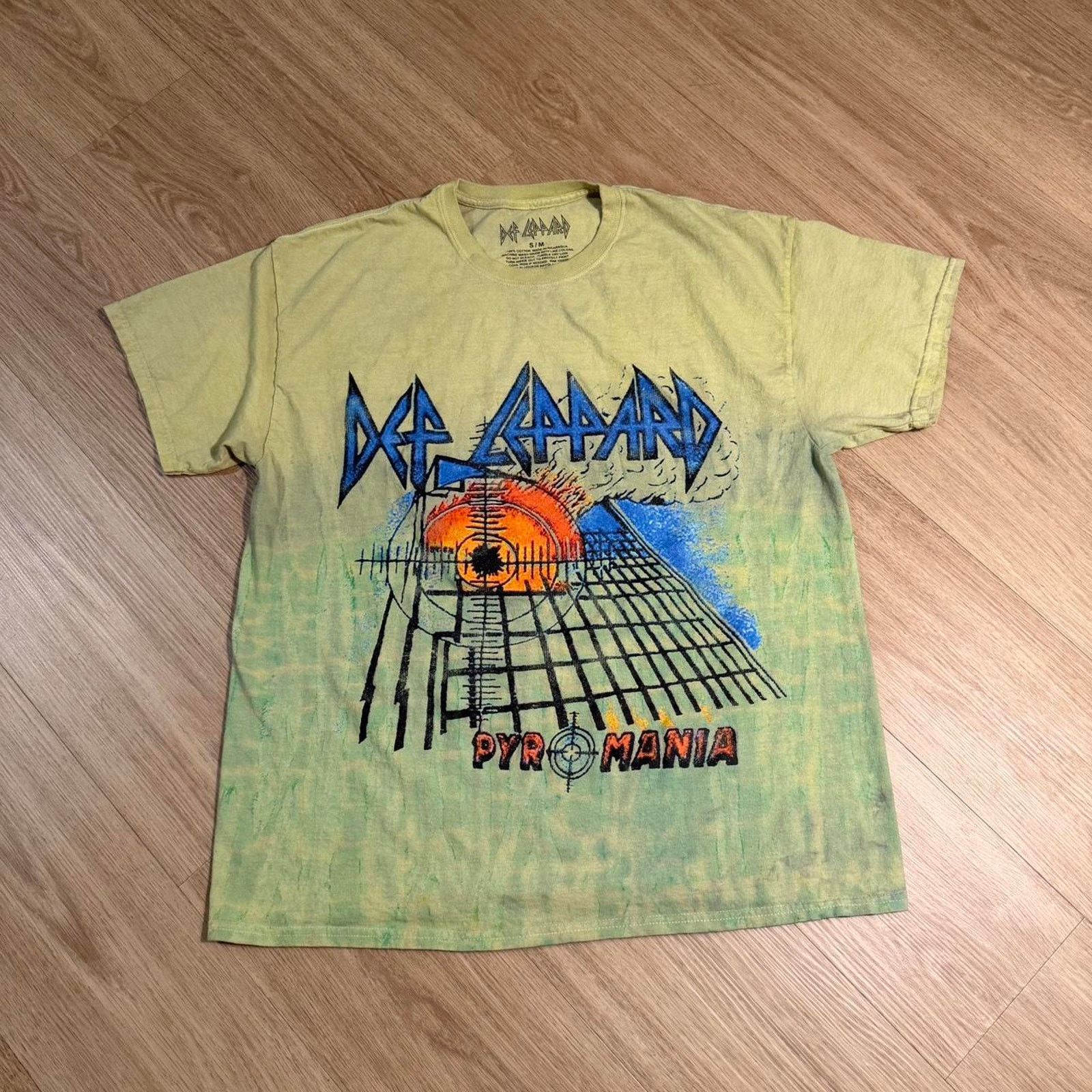 Other Def leppard pyromania tye dye Size US XL / EU 56 / 4 - 1 Thumbnail