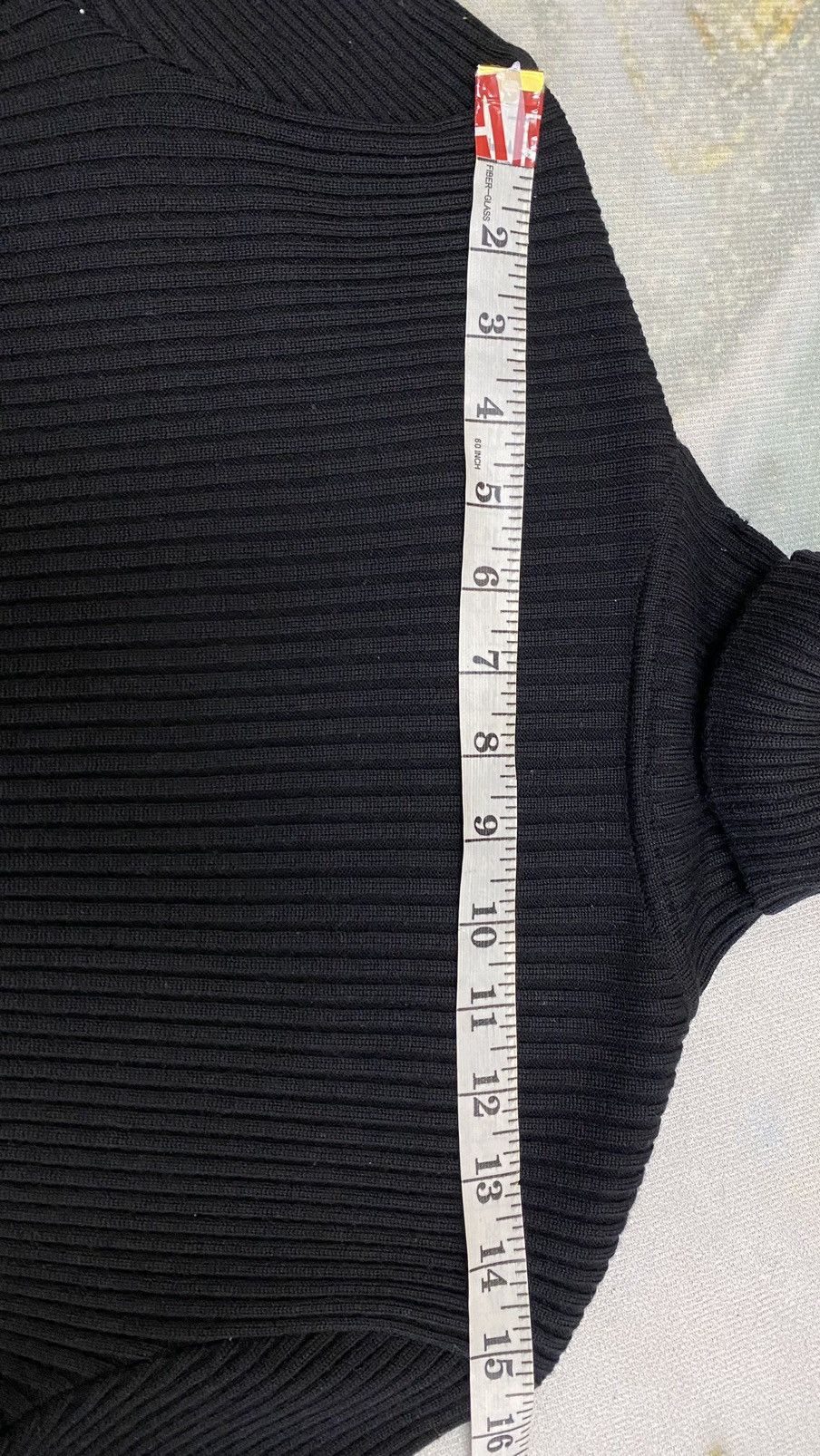 Celine Vintage 90s Celine Turtleneck Knitwear Sweater Size S / US 4 / IT 40 - 14 Thumbnail