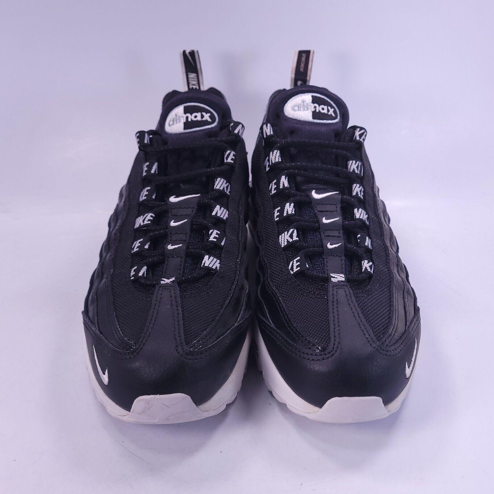 Nike Nike Air Max 95 PRM Shoe Men Size 7.5 538416-020 Black White Size US 7.5 / EU 40-41 - 2 Thumbnail