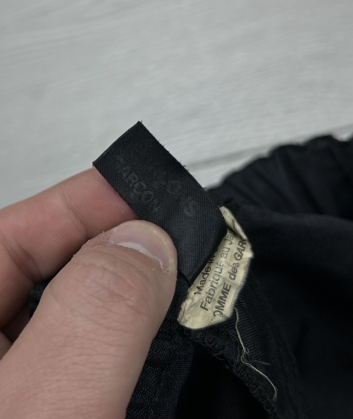 Comme des Garcons × Vintage Comme des Garcons Vintage Japanese Black Pant Size S Size US 31 - 5 Thumbnail