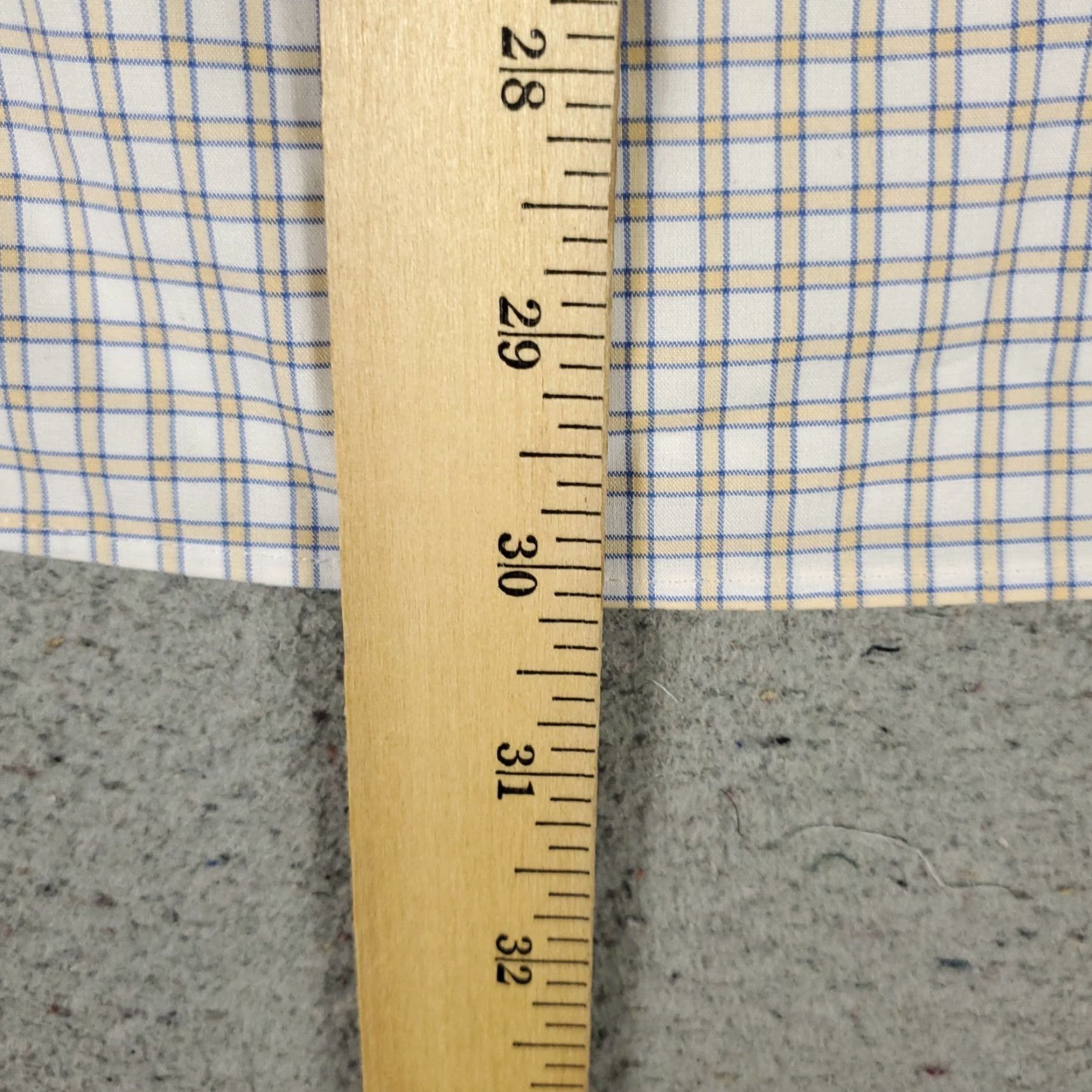 Brooks Brothers Brooks Brothers Shirt Mens 16 Yellow Plaid Dress Button Up Long Sleeve Size 42R - 4 Thumbnail