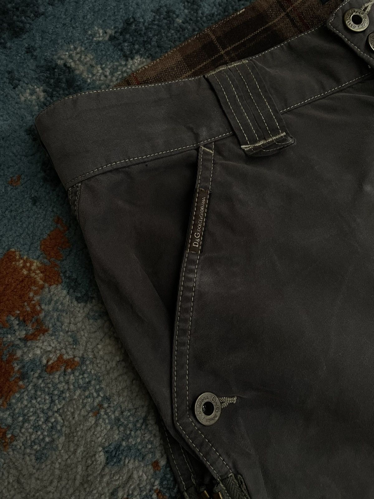 Dolce & Gabbana Dolce Gabbana Archival Multipocket Cargo Military Pants Size US 36 / EU 52 - 5 Thumbnail
