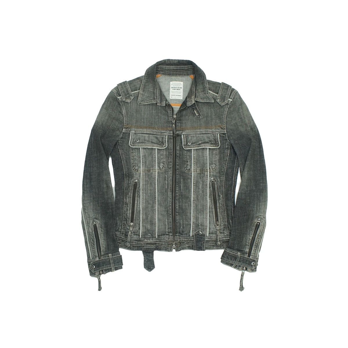 ジャケット・アウター 00s NICOLE black zip trucker Jacket Y2K Y2Kボアジャケット DPA20320 – CRAMMY