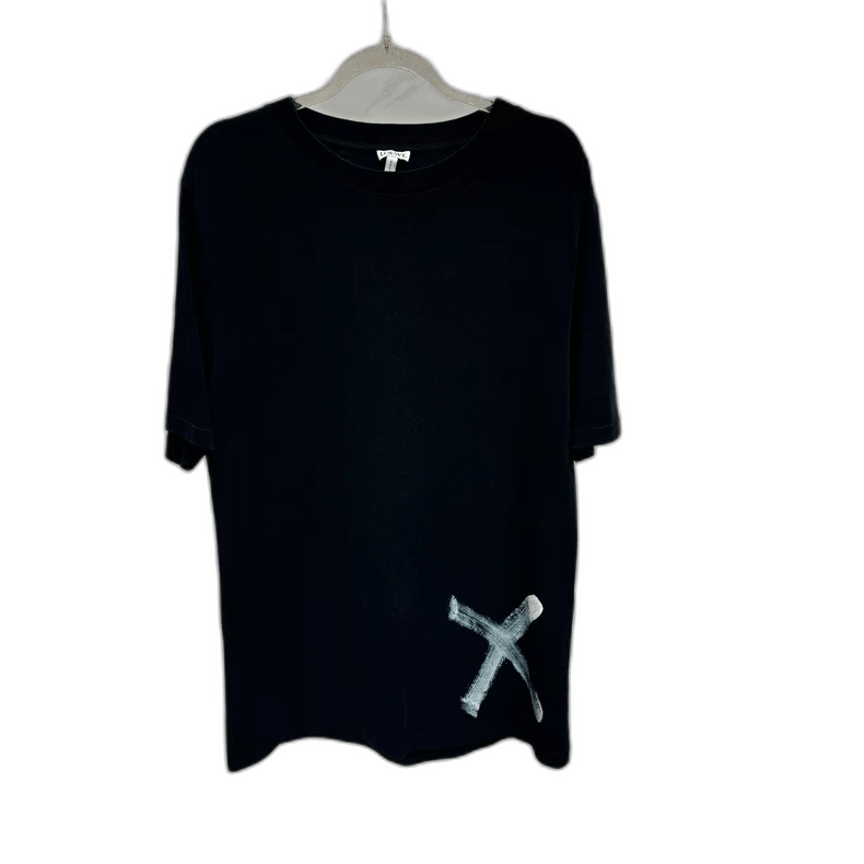 Loewe LOEWE Black Dove Print Short-Sleeve Top Size US M / EU 48-50 / 2 - 1 Thumbnail