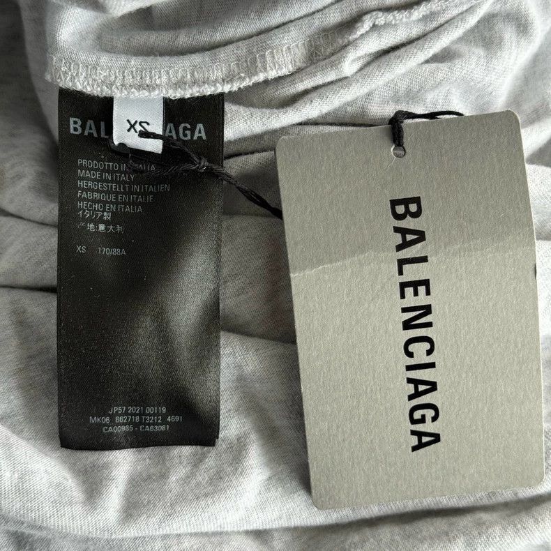 Balenciaga Balenciaga Blue Distressed Hoodie Sweater-2505 Size US XS / EU 42 / 0 - 5 Thumbnail