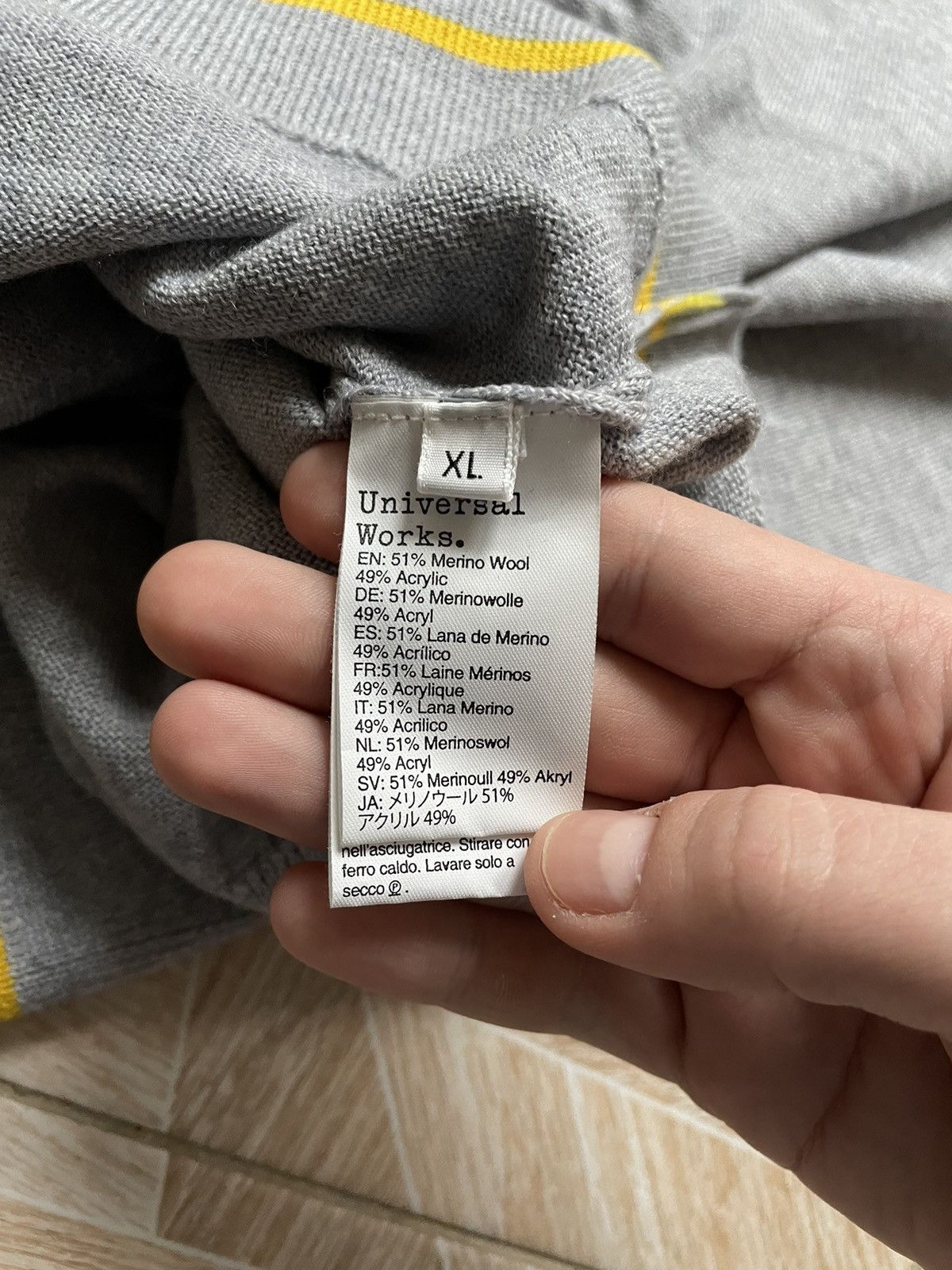 Designer × Universal Works Luxury Rare Designer Universal Works Merino Wool Grey Vest Size US XL / EU 56 / 4 - 8 Thumbnail