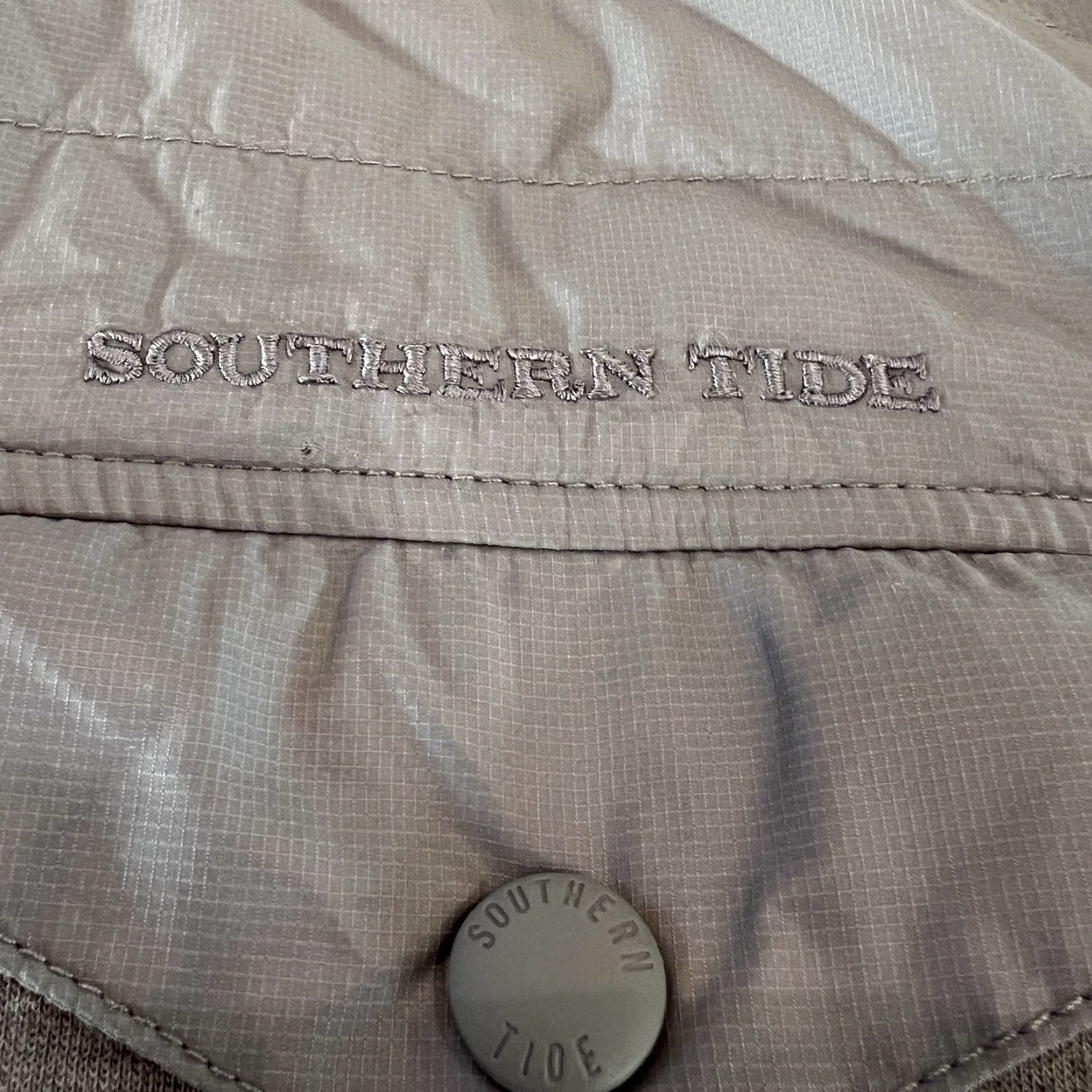 Southern Tide VINTAGE Southern Tide Men’s Jacket Windbreaker 1/4 Zip Quilted Fall Winter Outdoor M Gray Size US M / EU 48-50 / 2 - 2 Thumbnail