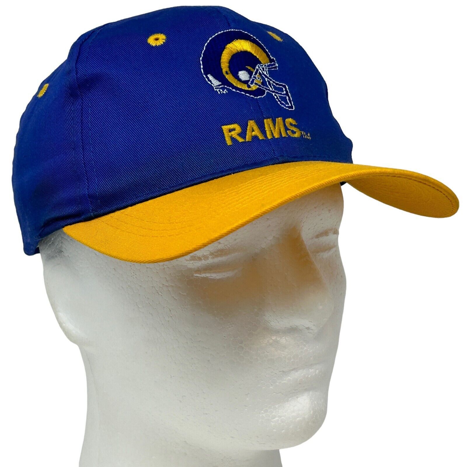 Vintage Vintage 90s Los Angeles LA Rams Hat Baseball Cap Blue NFL Size ONE SIZE - 12 Thumbnail