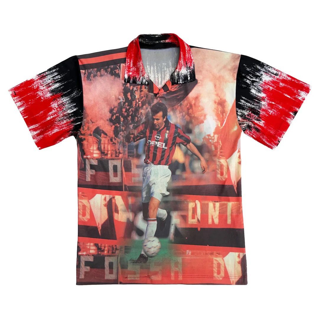 Vintage AC Milan Dejan Savićević 1990 90s Vintage Tifosi Fan Jersey Size US L / EU 52-54 / 3 - 1 Thumbnail
