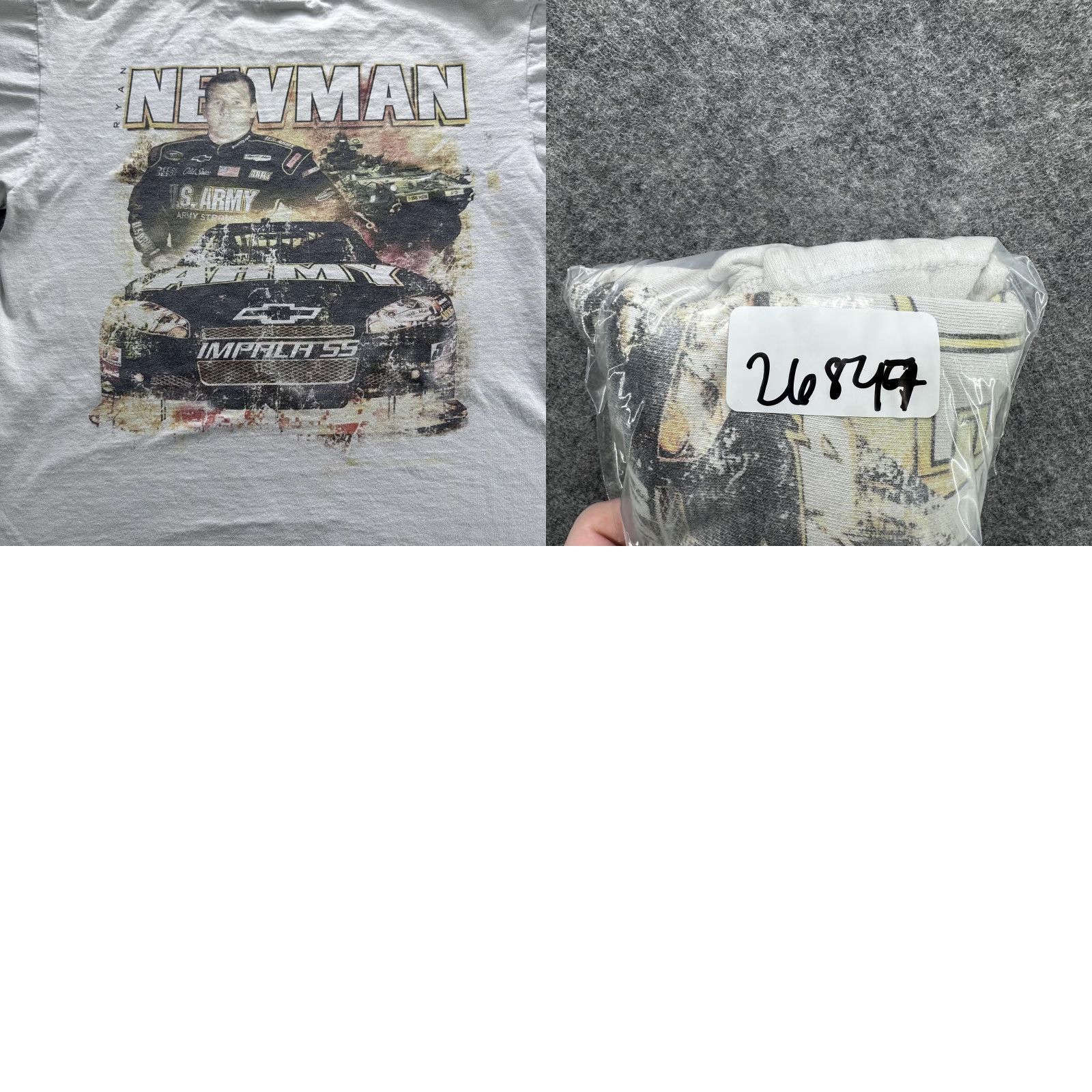 Chase Authentics Ryan Newman 39 NASCAR Shirt Mens Medium White Chase Authentics Race Car Tee Size US M / EU 48-50 / 2 - 8 Thumbnail