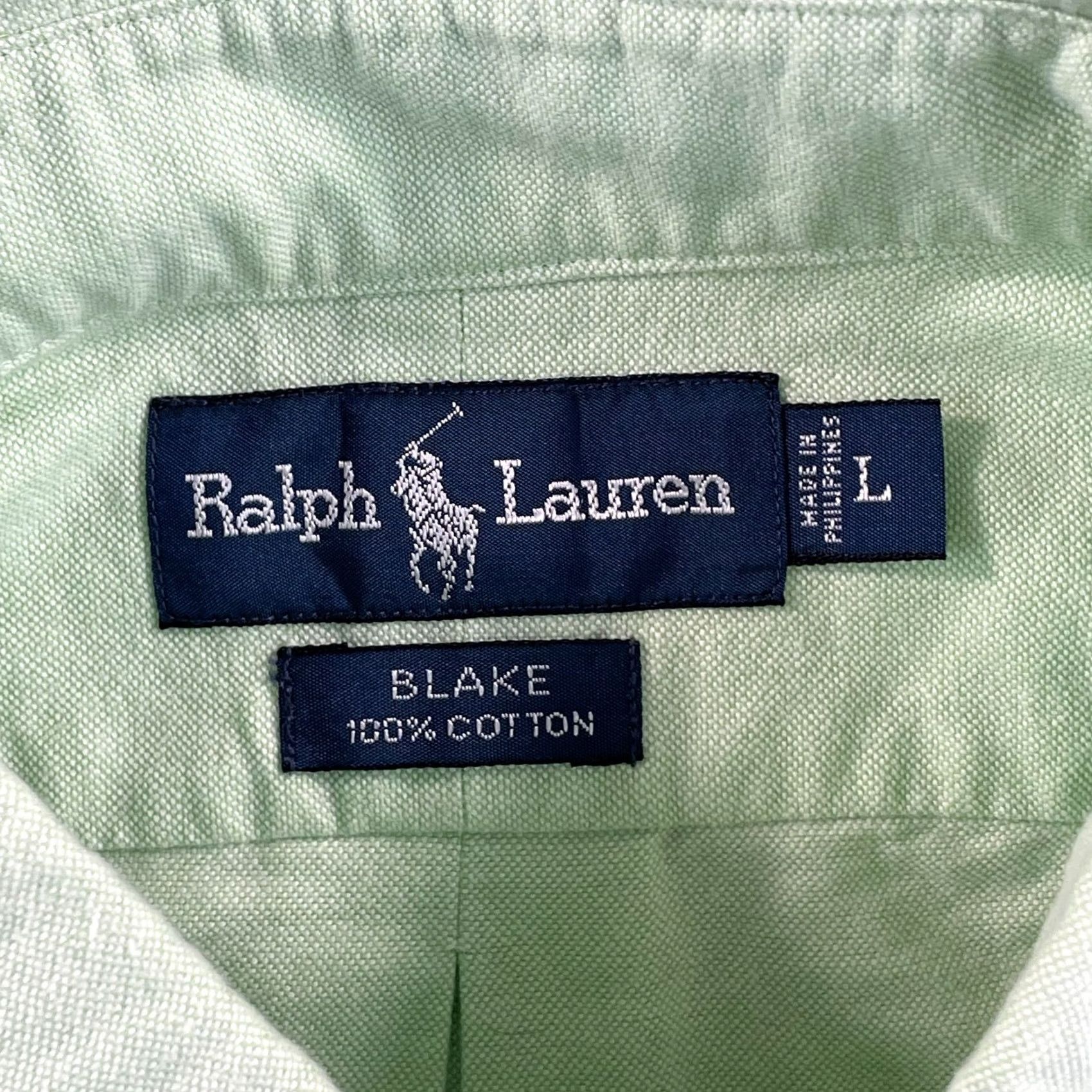 Polo Ralph Lauren Polo Ralph Lauren Blake Oxford Shirt Men L Light Mint OCBD Flesh Pony Size US L / EU 52-54 / 3 - 2 Thumbnail