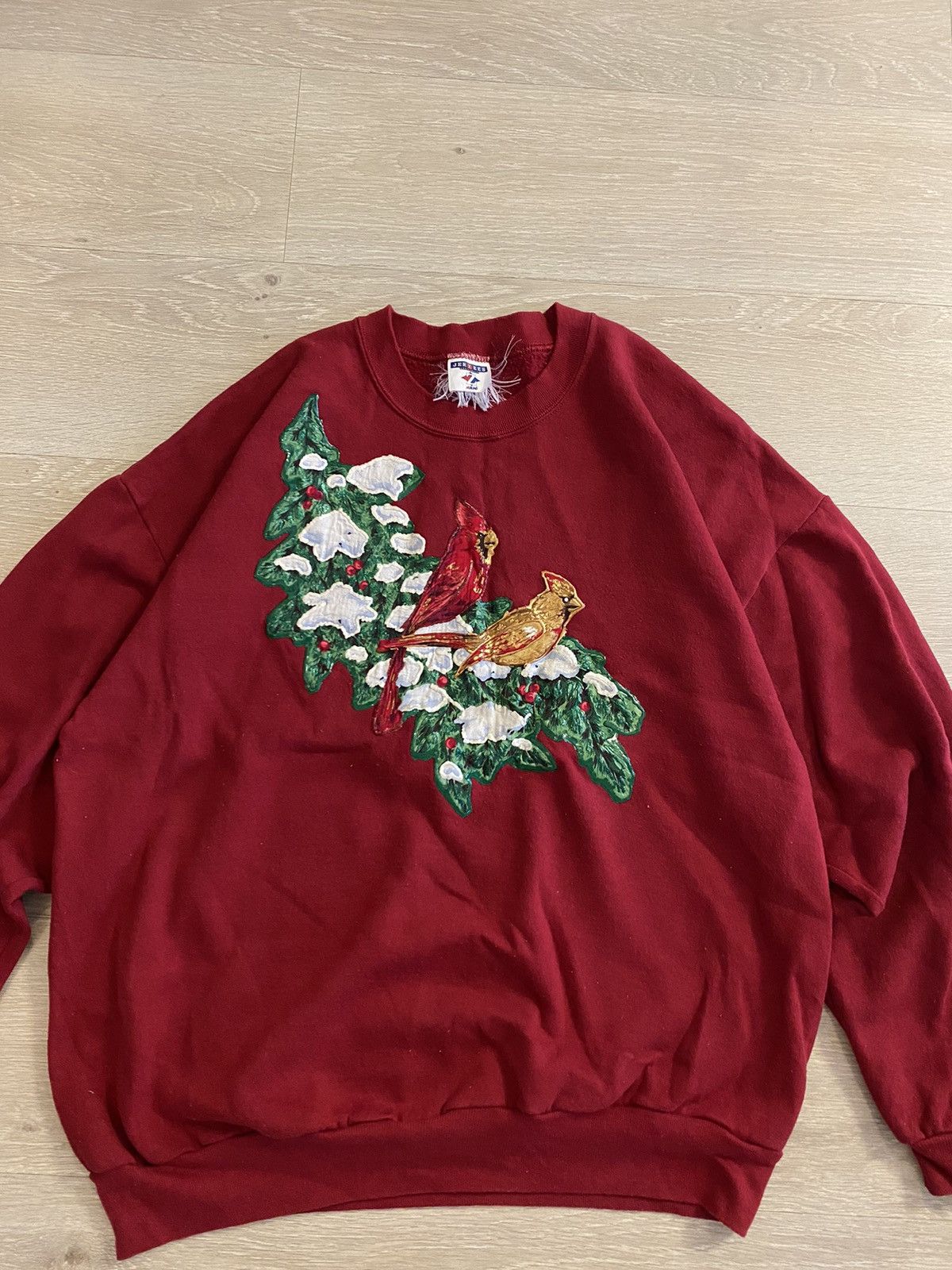Jerzees × Vintage Vintage Jerzees Cardinals Sweatshirt Size US XL / EU 56 / 4 - 2 Thumbnail