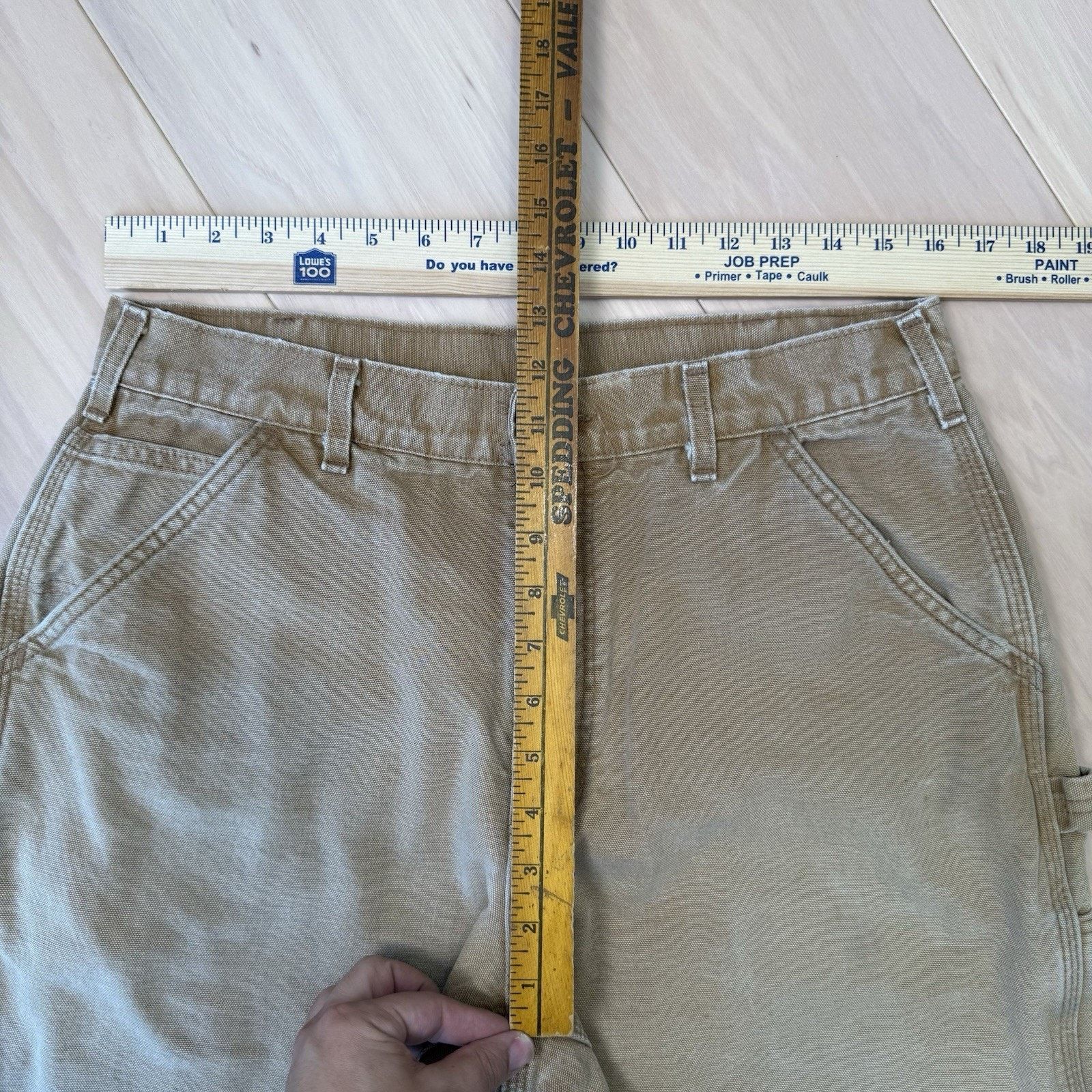 Carhartt Vintage Carhartt Flannel Lined Pants 32 Khaki 90s Heavy Size US 32 / EU 48 - 6 Thumbnail