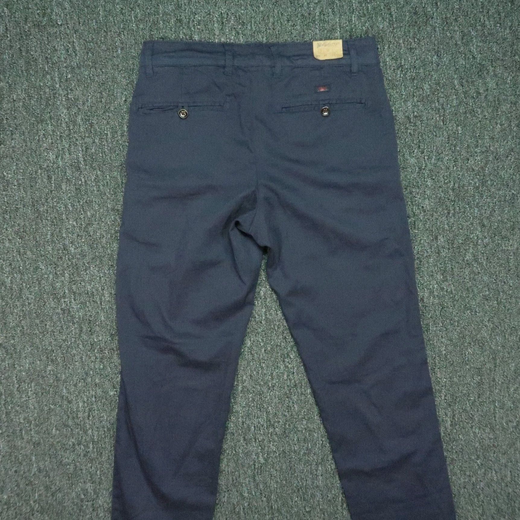 Faherty Faherty Men Pants 28x33 Blue Indigo 5-Pocket Lightweight NWT Chino 28 Inseam Straight Front Fashion Comfort Regular Mens Size US 28 / EU 44 - 5 Thumbnail