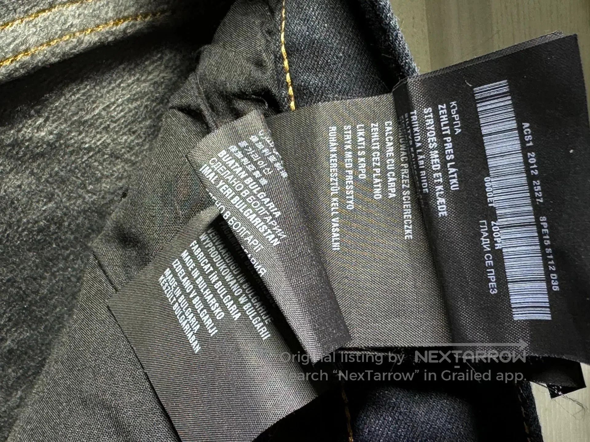 Prada Prada Men's Winter Fleece Jeans. Size US 33 - 8 Thumbnail