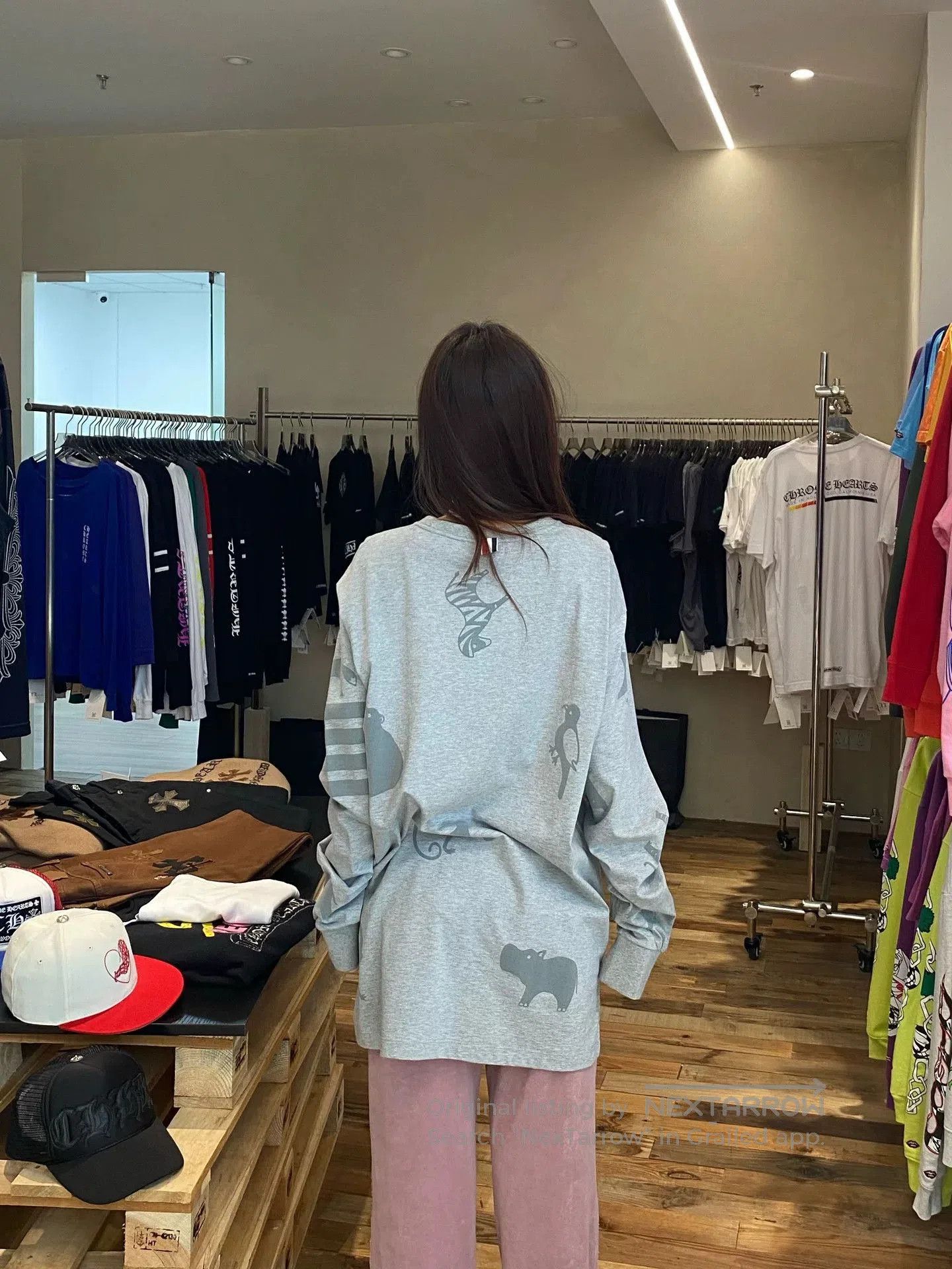 Thom Browne thom browne gray long sleeve t. Size US M / EU 48-50 / 2 - 9 Thumbnail