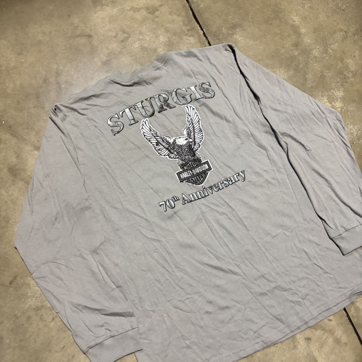 Harley Davidson Vintage Harley Davidson Sturgis Long Sleeve Shirt Biker Y2K Size US XL / EU 56 / 4 - 8 Thumbnail