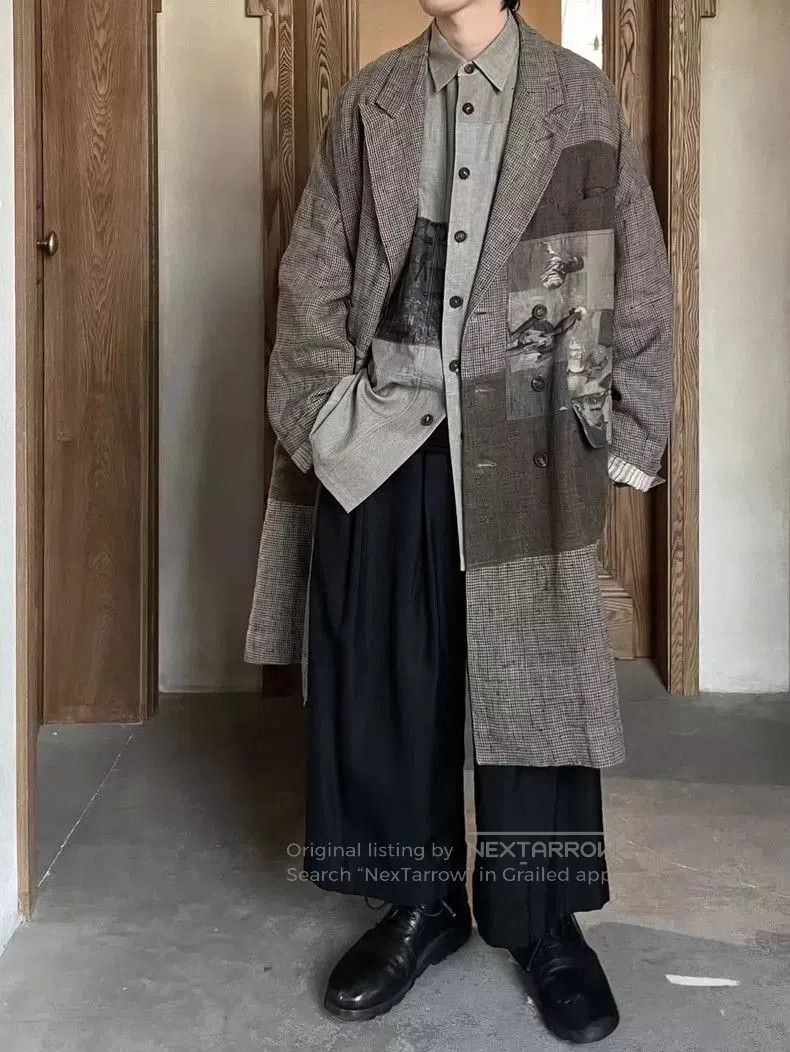 Ziggy Chen Ziggy Chen 21SS Plaid Coat- Size US M / EU 48-50 / 2 - 1 Thumbnail
