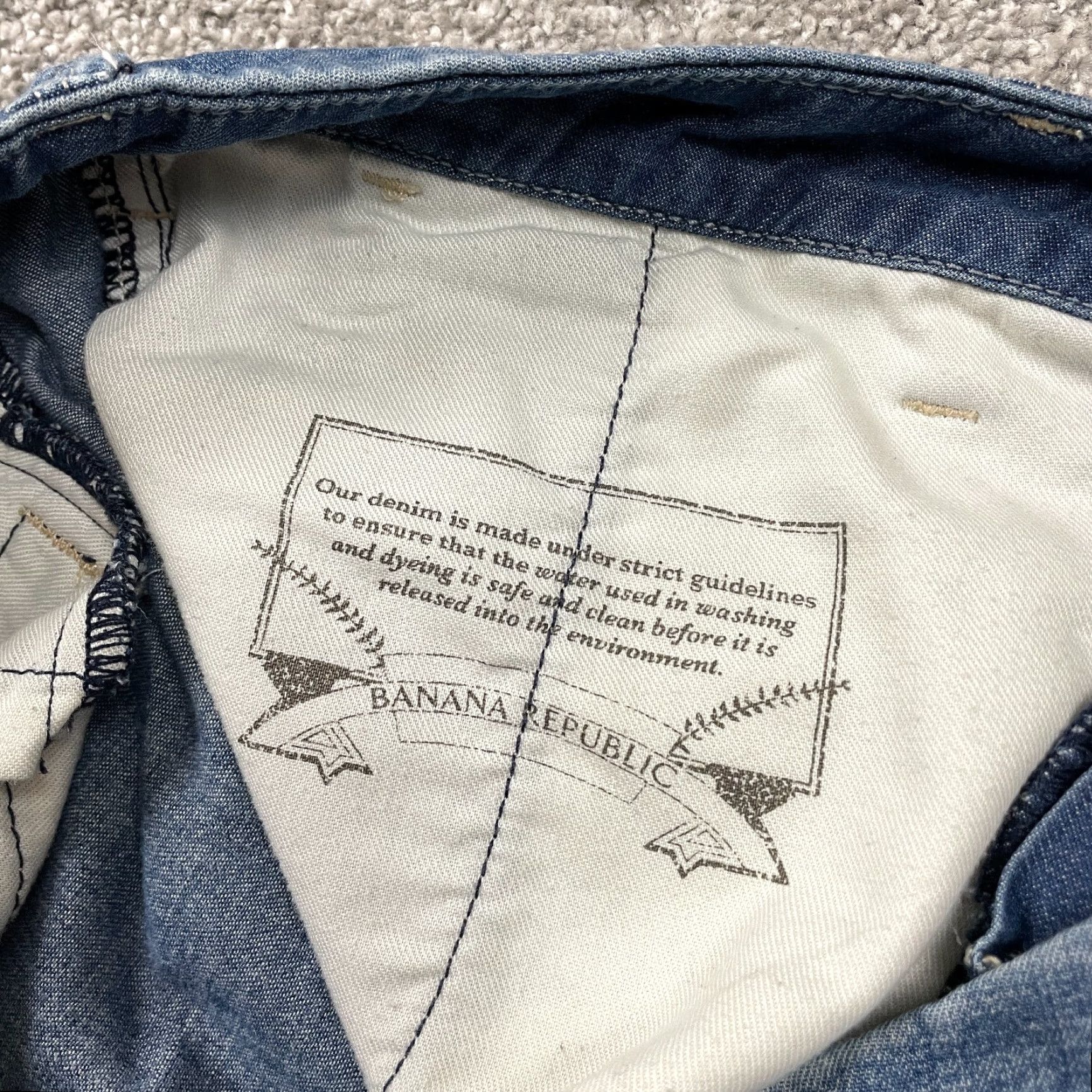Banana Republic Banana Republic Boyfriend Denim Shorts Womens Casual Regular 29 Blue Mid Rise 5-Pocket Size 29" - 6 Thumbnail
